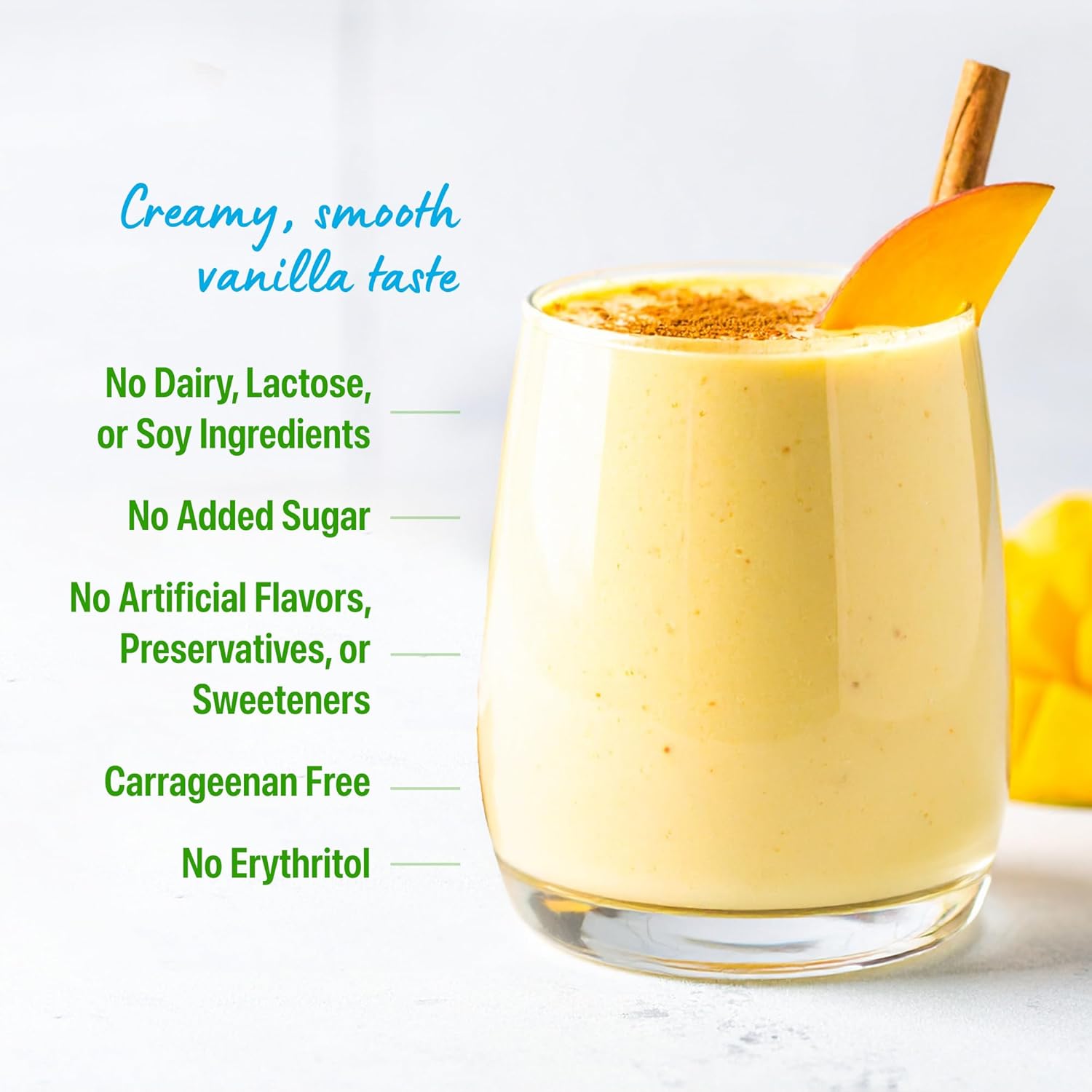 Orgain Organic Vegan Protein Powder, Vanilla Bean - 21g Plant Protein, 6g Prebiotic Fiber, No Lactose Ingredients, No Added Sugar, Non-GMO, For Shakes & Smoothies, 2.03 lb (Packaging May Vary) - Image 5