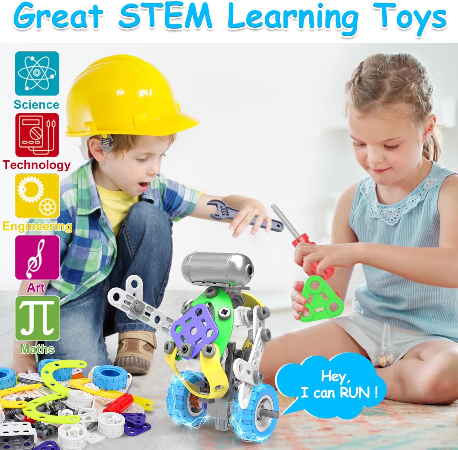 10 in 1 Electric STEM Toys for 5 6 7 8 9+ Year Old Boy Girl Birthday Gifts Educational Building Toys for Kids Ages 4-8 5-7 8-12 Stem Activities Construction Toy for Boys 6-8 8-10 Valentine Idea Gift - Image 4