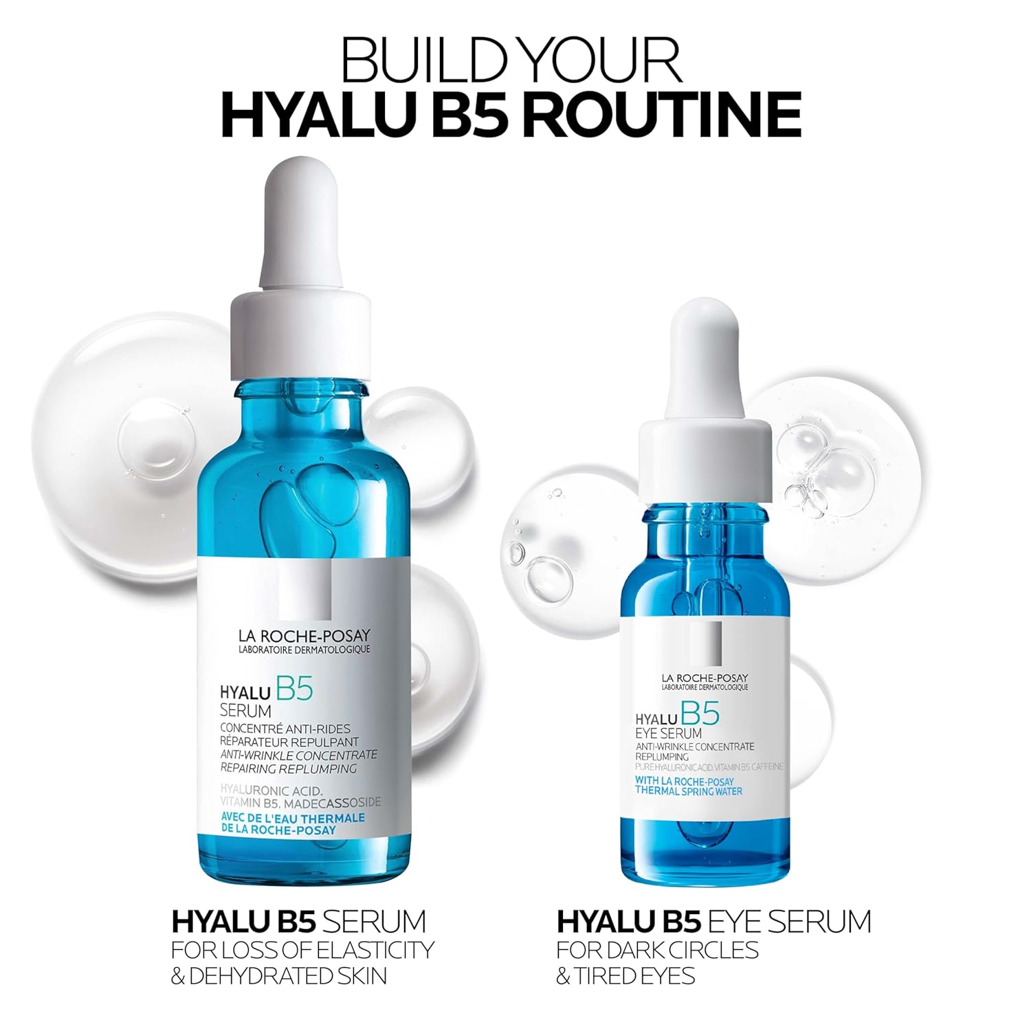 La Roche-Posay Hyalu B5 Eye Serum with Hyaluronic Acid & Caffeine for Dark Circles, Hydrating Serum for Dark Circles and Wrinkles with Roller Ball Applicator, Replumps Under Eye, Fragrance Free - Image 9