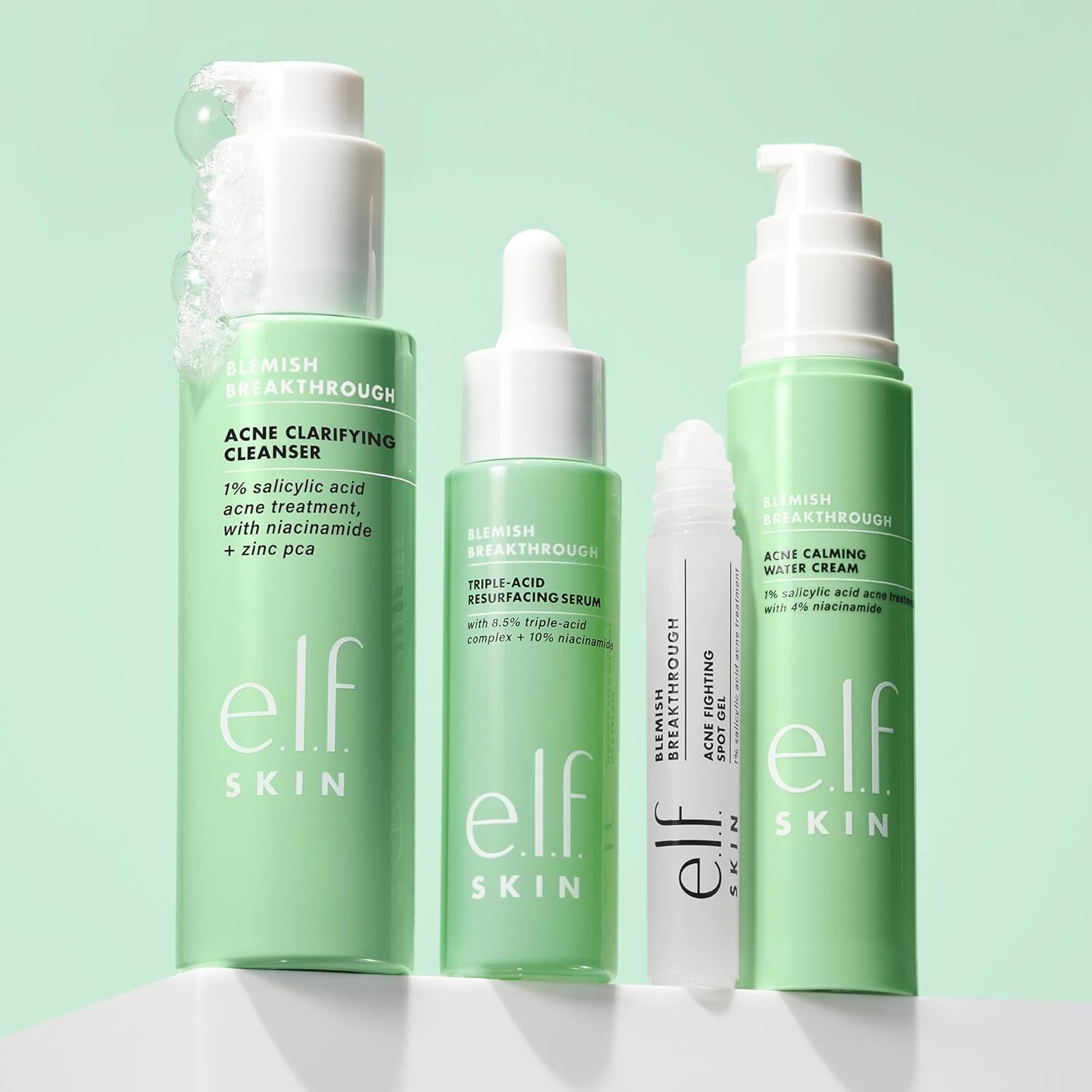 e.l.f. SKIN Blemish Breakthrough Calming Water Cream, Lightweight Blemish-Fighting Face Moisturiser, Prevents New Blemishes & Calms Skin - Image 3