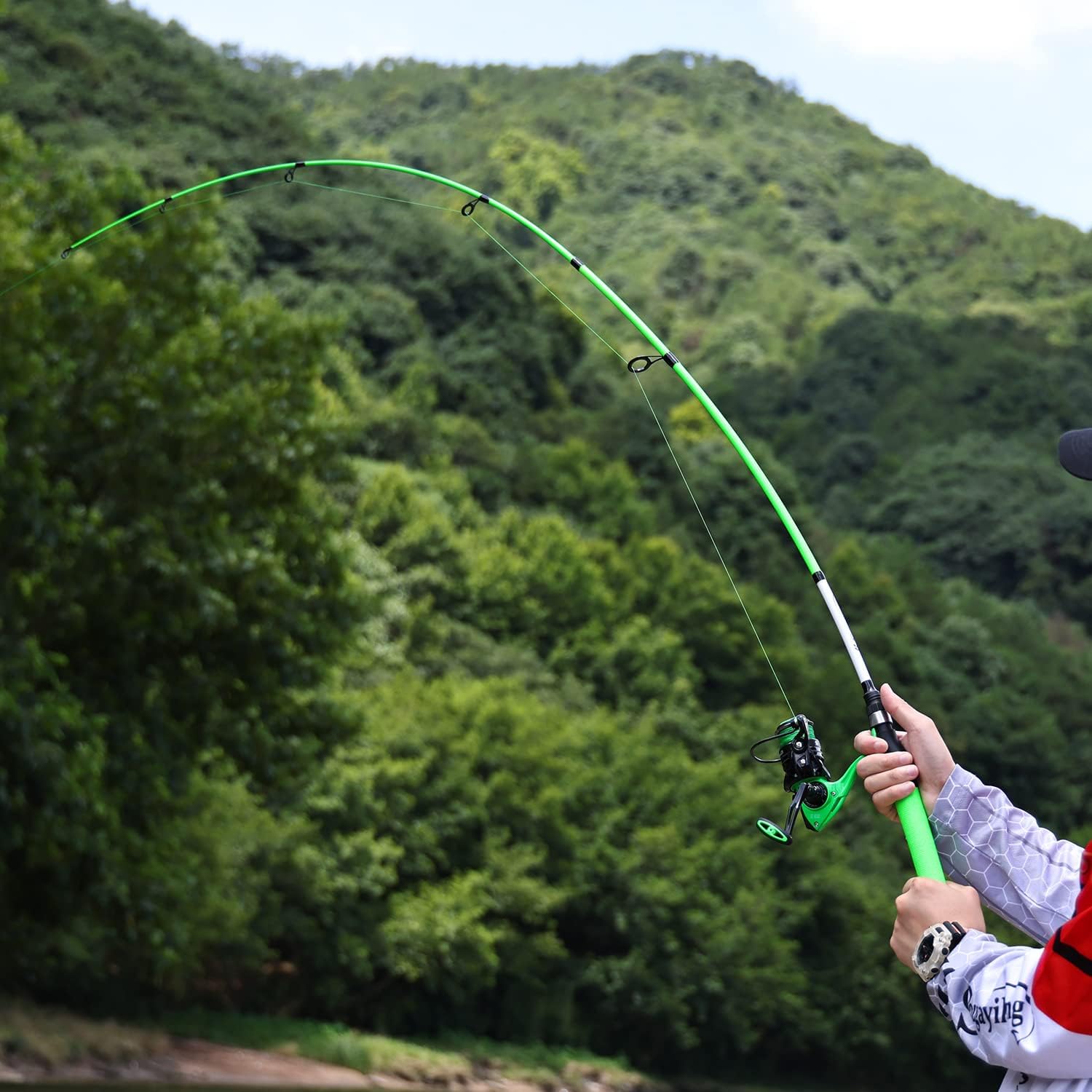 Sougayilang Fishing Rod and Reel Combo, Medium Fishing Pole with Spinning Reel Combo, 2-Piece Fishing Combo - Image 8