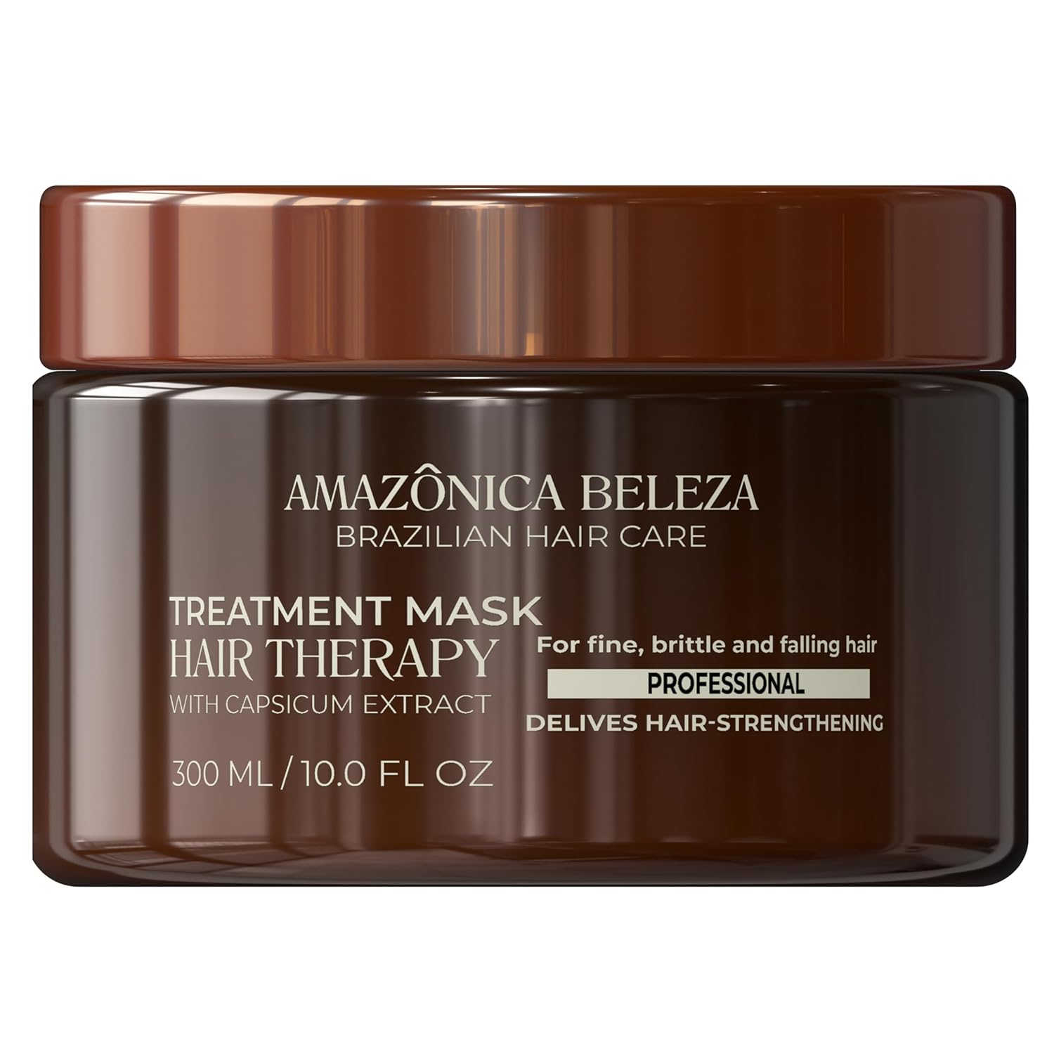 AMAZONICA BELEZA Hair Therapy Kit - Shampoo, Conditioner, Hair Mask (300ml/10.1 Oz) | Professional Line | Removes Oiliness, Prevents Hair Loss, Promotes Growth - Image 7