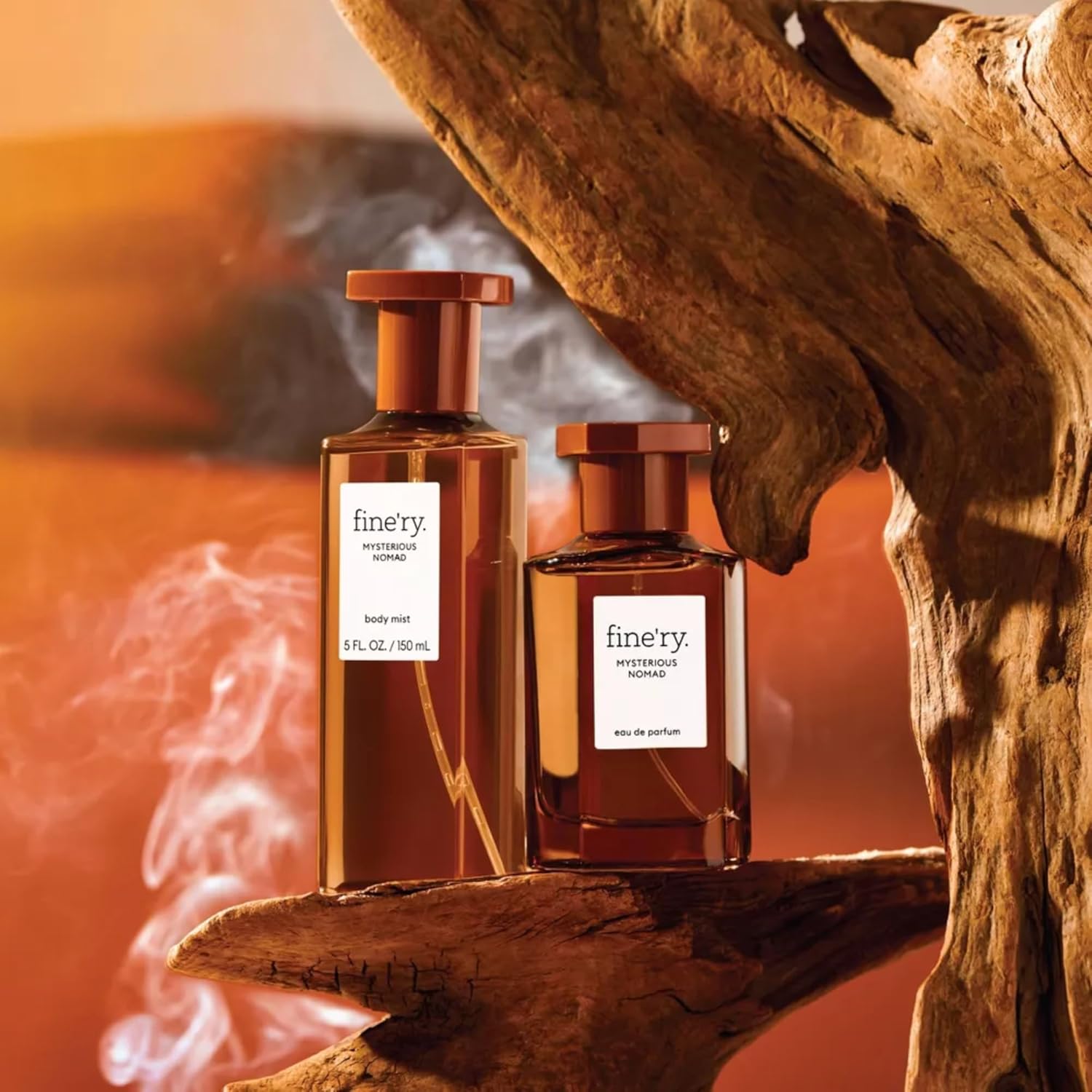 Fine'ry Bergamot Hinoki Eau de Parfum - Long-Lasting Perfume for Women & Men, Unisex Cologne - Mysterious Nomad - Bergamot, Black Pepper, Wood - Smoky, Citrus, Full Size Hair & Body Fragrance (60mL) - Image 4