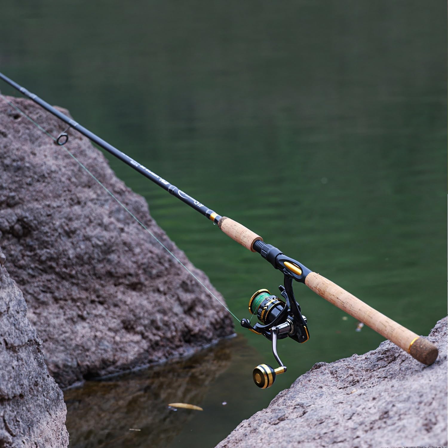 Sougayilang 7’ Fishing Rod and Reel Spinning Combo, 2 Piece Fishing Rod, Size 4000 Reel, Right/Left Handle Position, Suitable for Inshore Fishing - Image 7