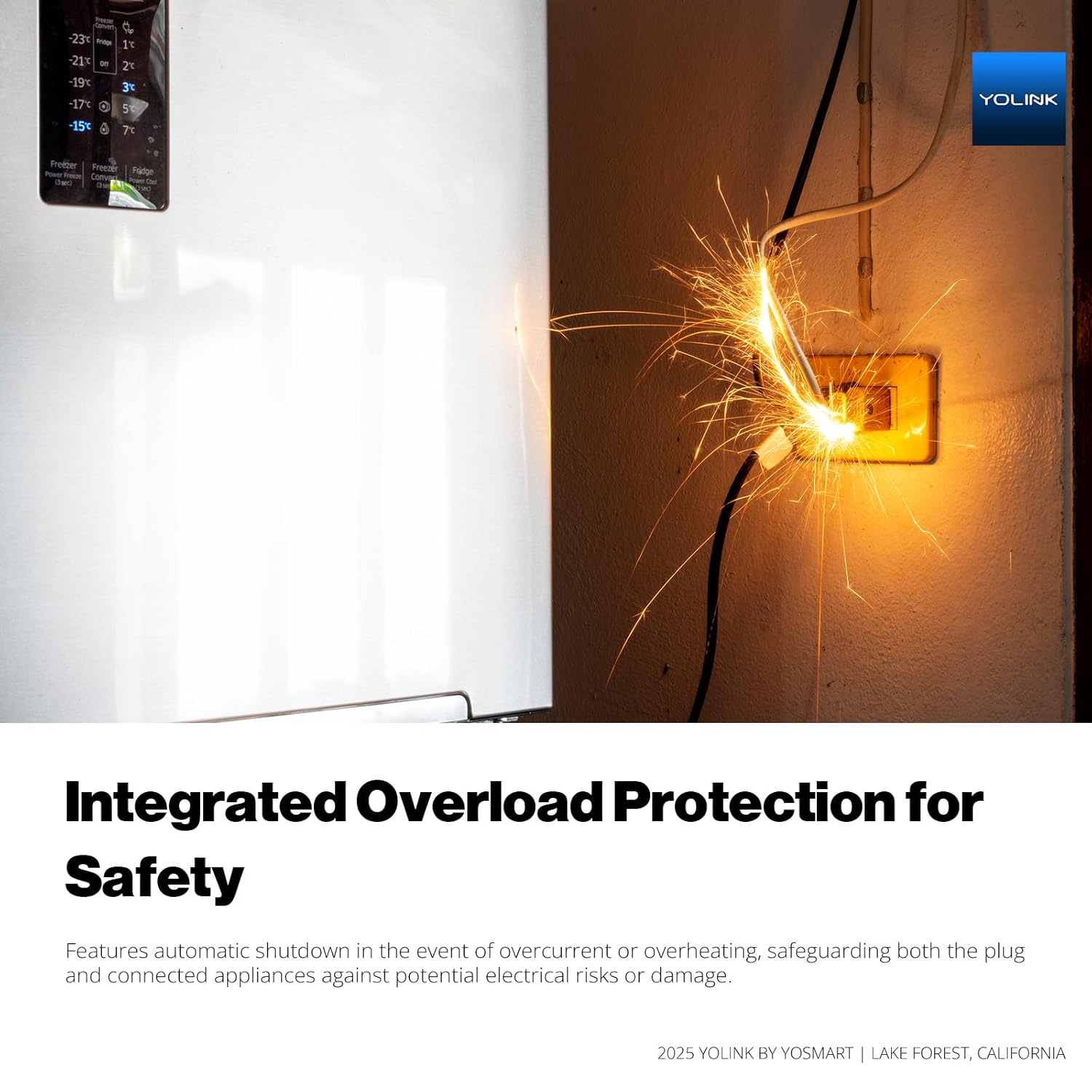 YoLink Smart Energy Plug 15A, LoRa Control up to 1/4 Mile, High-Power Appliances, Cylce Timer, Real-Time Power Monitor, Overload Protection, Notifications, Alexa, Google, IFTTT, Hub Required, YS6614 - Image 7