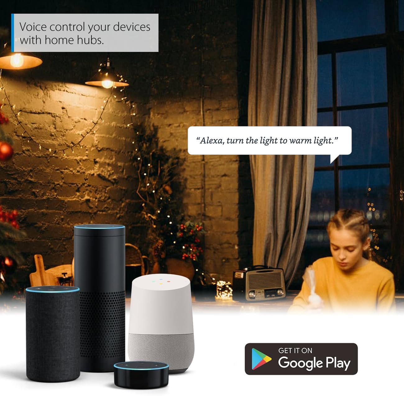 LVWIT WiFi Dimmable Vintage LED ST21 Edison Smart Bulb, 60 Watt Equivalent, E26 Base, 2700K - 6500K, Compatible with Alexa, Google Assistant, No Hub Required,4 Pack - Image 5