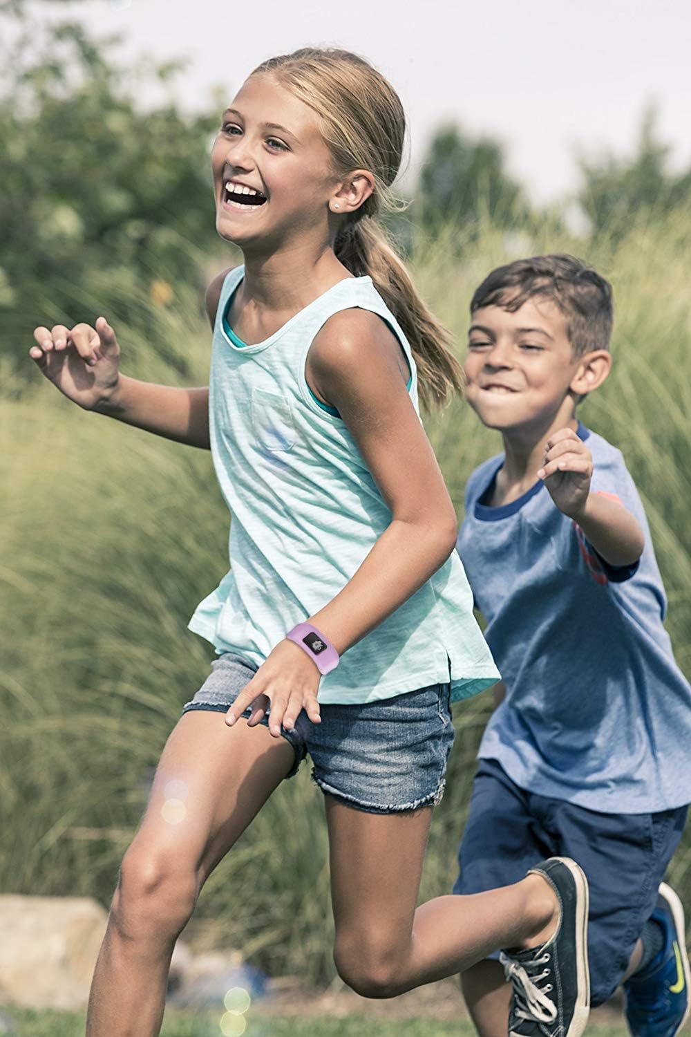 for Garmin Vivofit 3 and jr 2 Bands, Silicon Stretchy Replacement Watch Bands for Kids Boys Girls Small Large(No Tracker) - Image 6