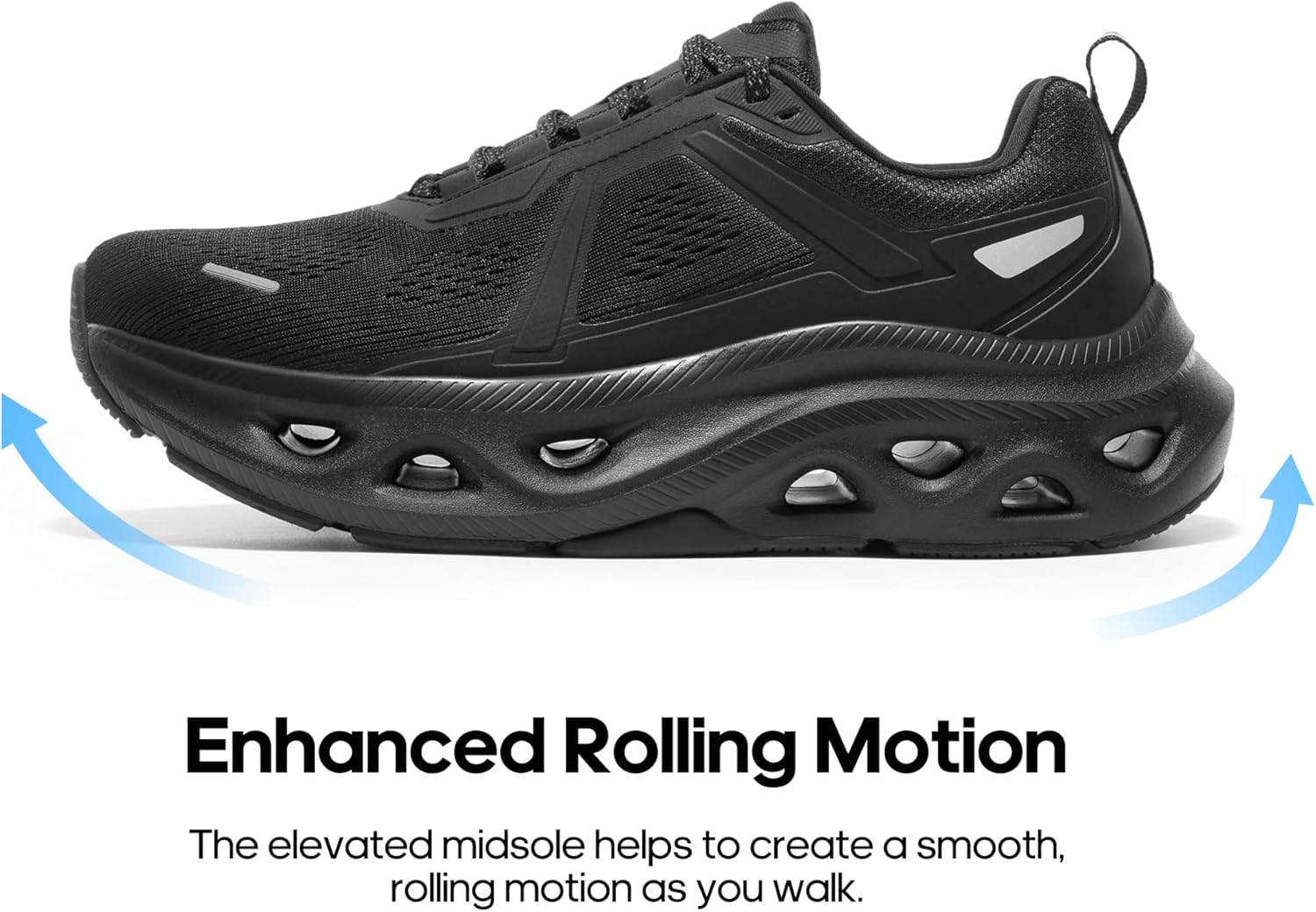 NORTIV 8 Men's Comfortable Walking Shoes MovePropel Athletic Breathable Gym Workout Tennis Jogging Cross Training Non Slip Fashion Running Sneakers - Image 5