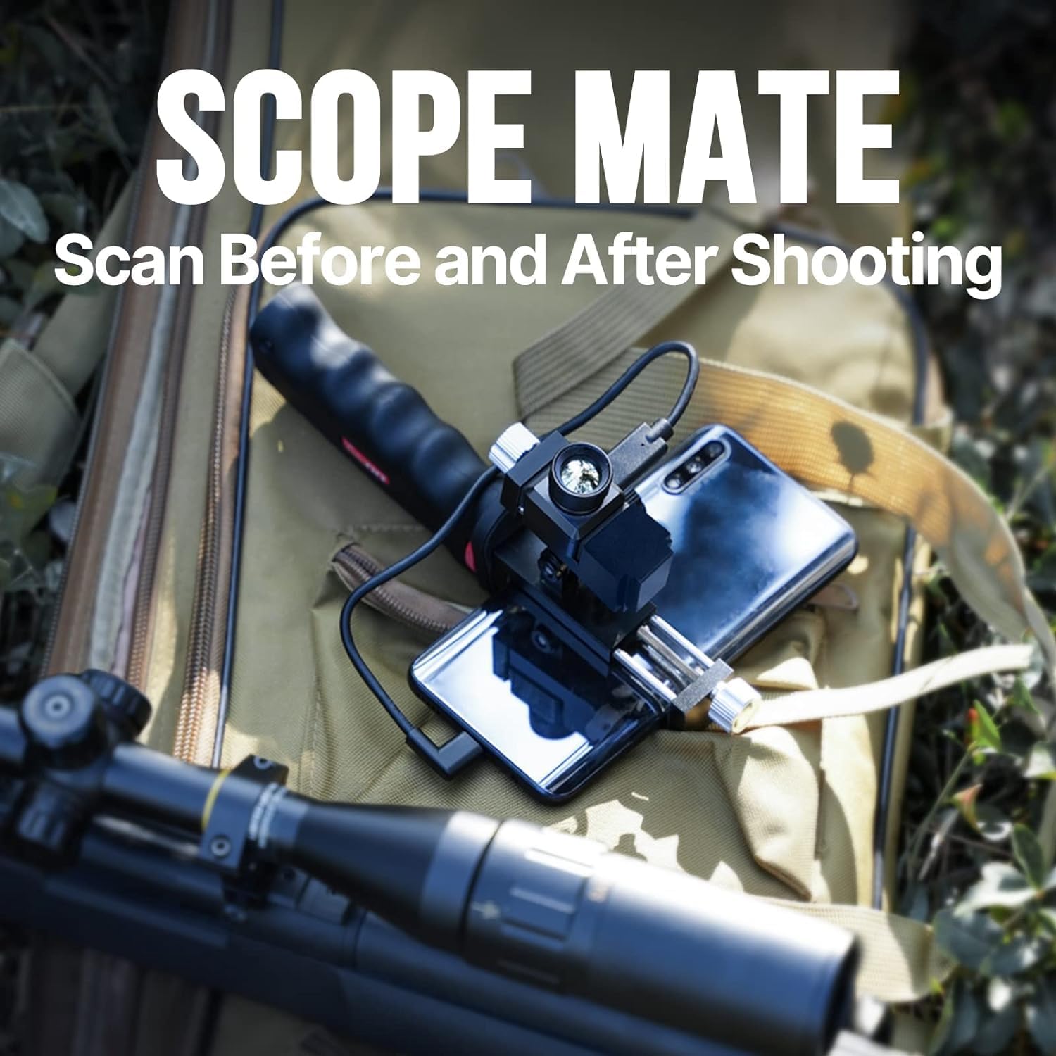 T2 Pro Android Thermal Monocular, 1579 Yards Night Infrared Camera with 13mm Lens, Tactical Handle, Scope Mount, Work for Outdoor Wildlife Observation, Light Black - Image 9