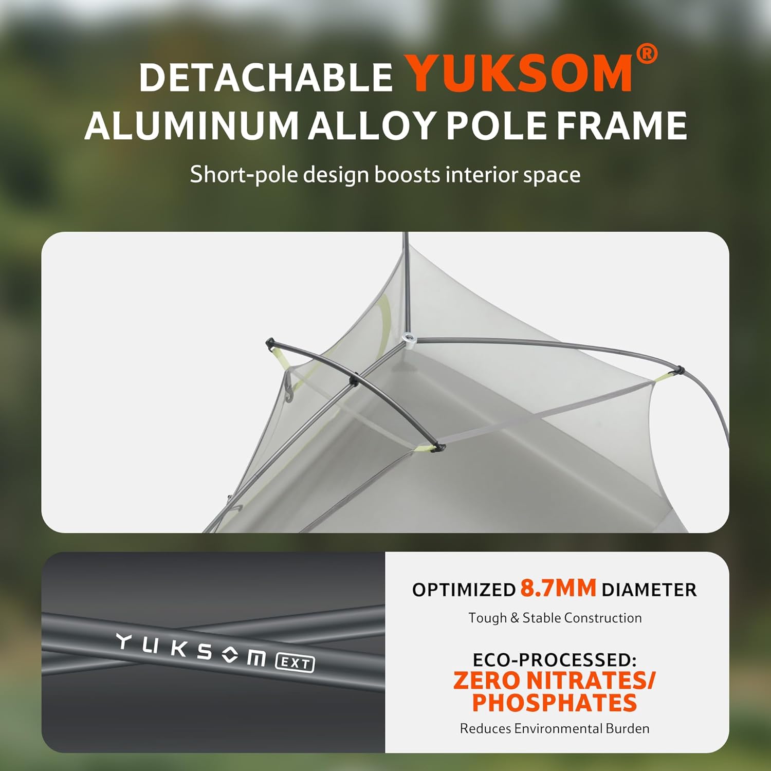 Naturehike Star Trail Ultralight Backpacking Tent, 2.3lb One Person Tent, 2.76 lb 2 Person Tents for Camping - Image 5