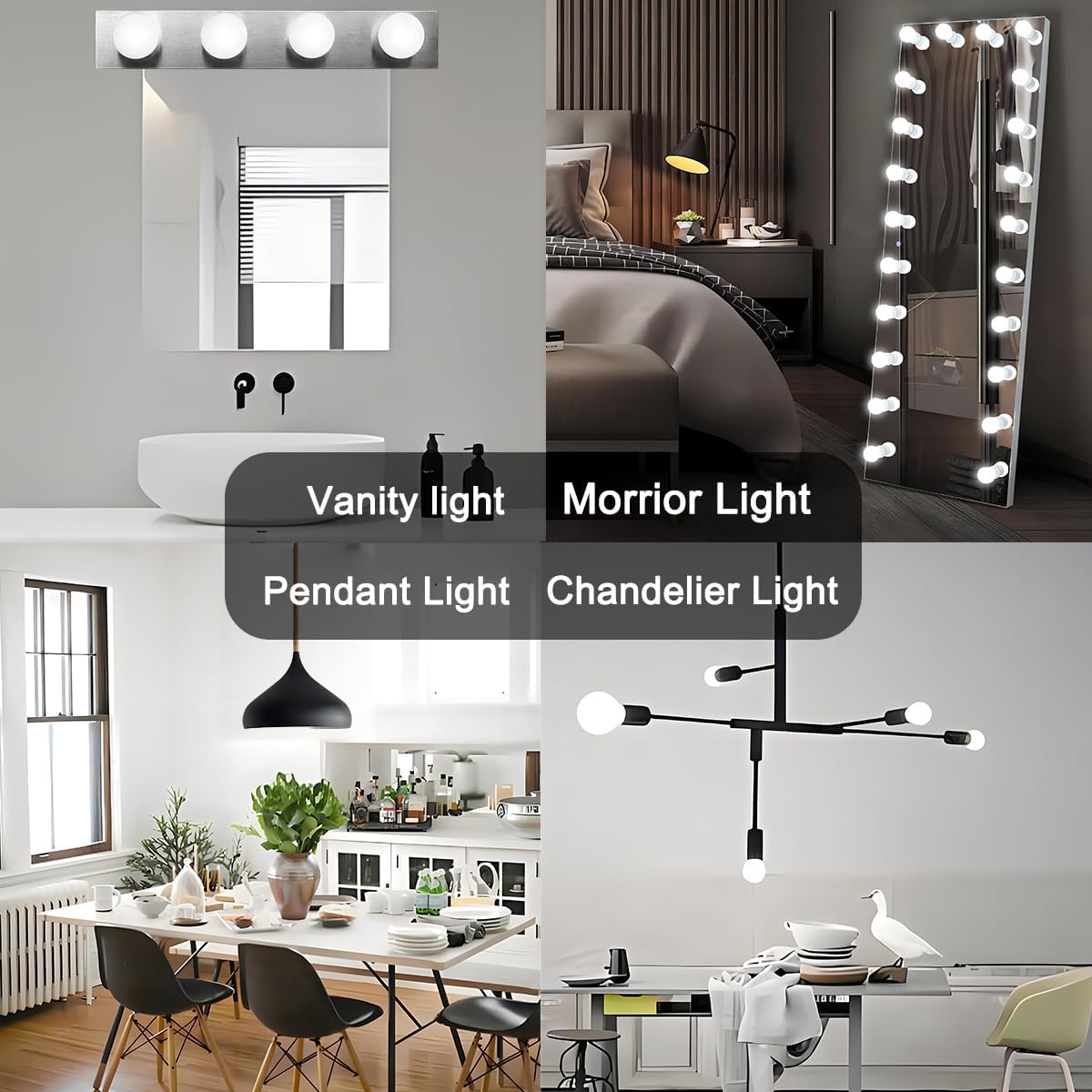 ILC G25 Globe Light Bulbs, App-Controlled LED Bulb with Bluetooth Mesh, 6W, 60W Equivatlent, 600LM, CCT: 2700K-6000K, CRI>95+, E26 Base, 120V for Vanity, Pendant fixtures, Bathroom (6 Pack) - Image 7