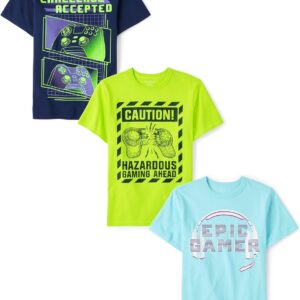 The Children’s Place Boys The Children’s Place Boys Short Sleeve Graphic T- Shirt 3-Pack
