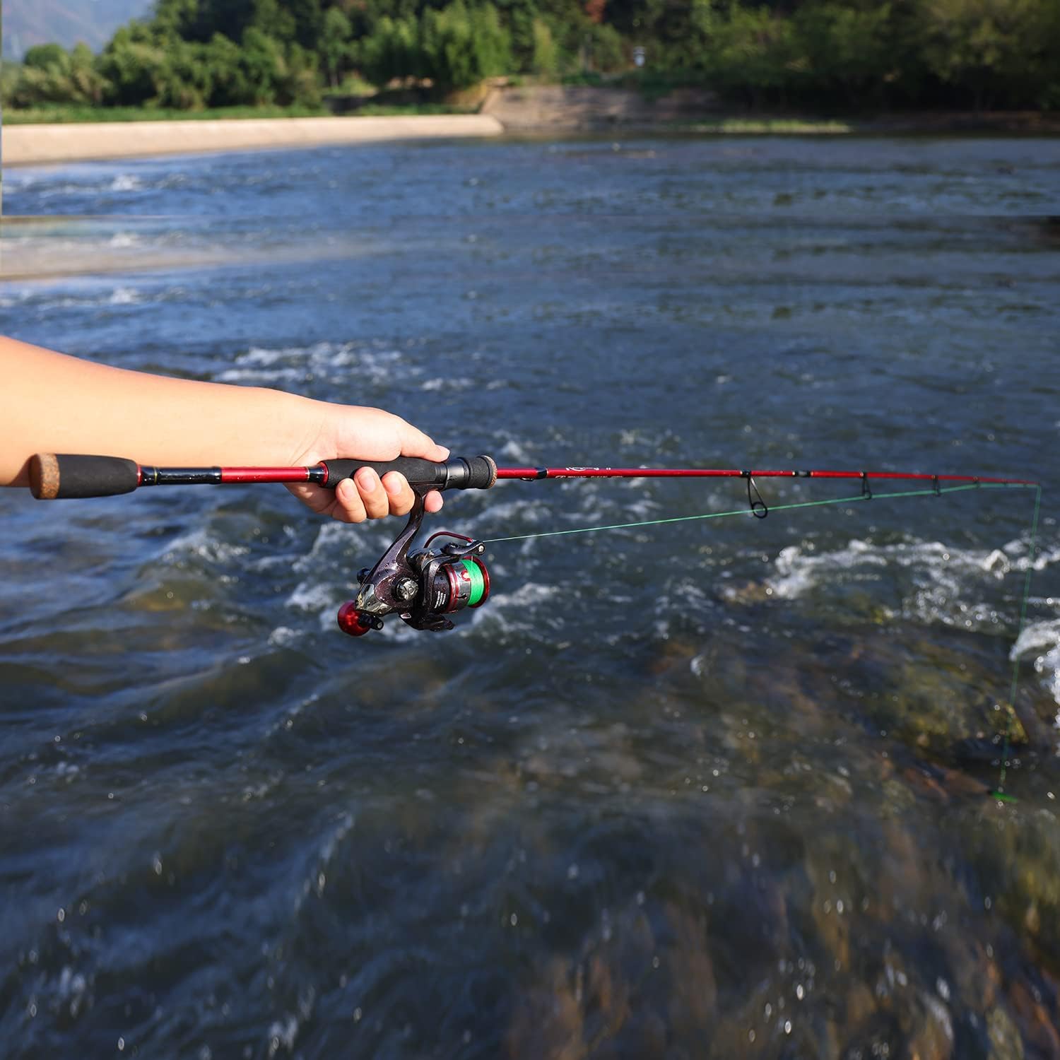 Sougayilang Fishing Rod and Reel Combo, Medium Fishing Pole with Spinning Reel, Baitcaster Combo, SuperPolymer Handle - Image 6