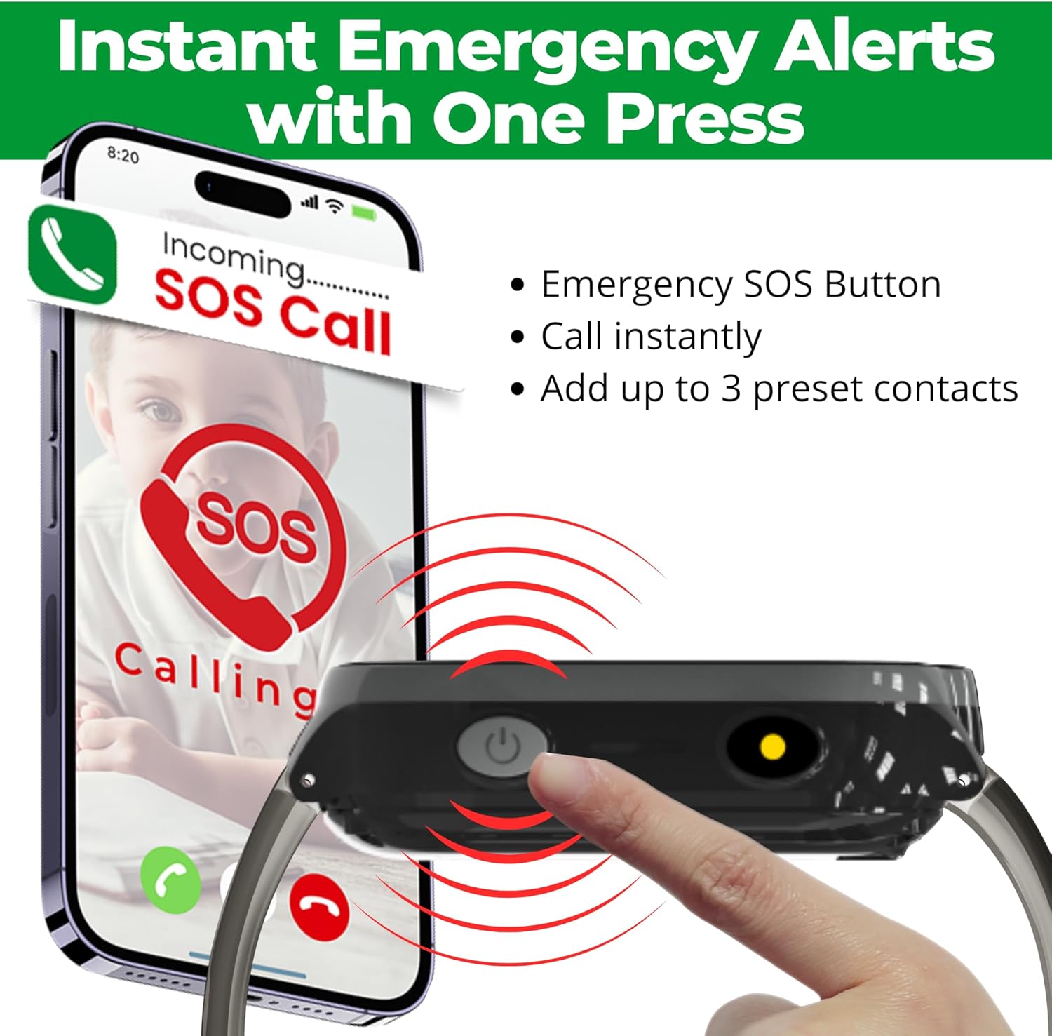 2025 Model Smart Watch | Phone Watch & GPS Tracker | Calling, Texting, GPS Tracking, Camera, School Model | SOS & Safety Alerts - Image 5