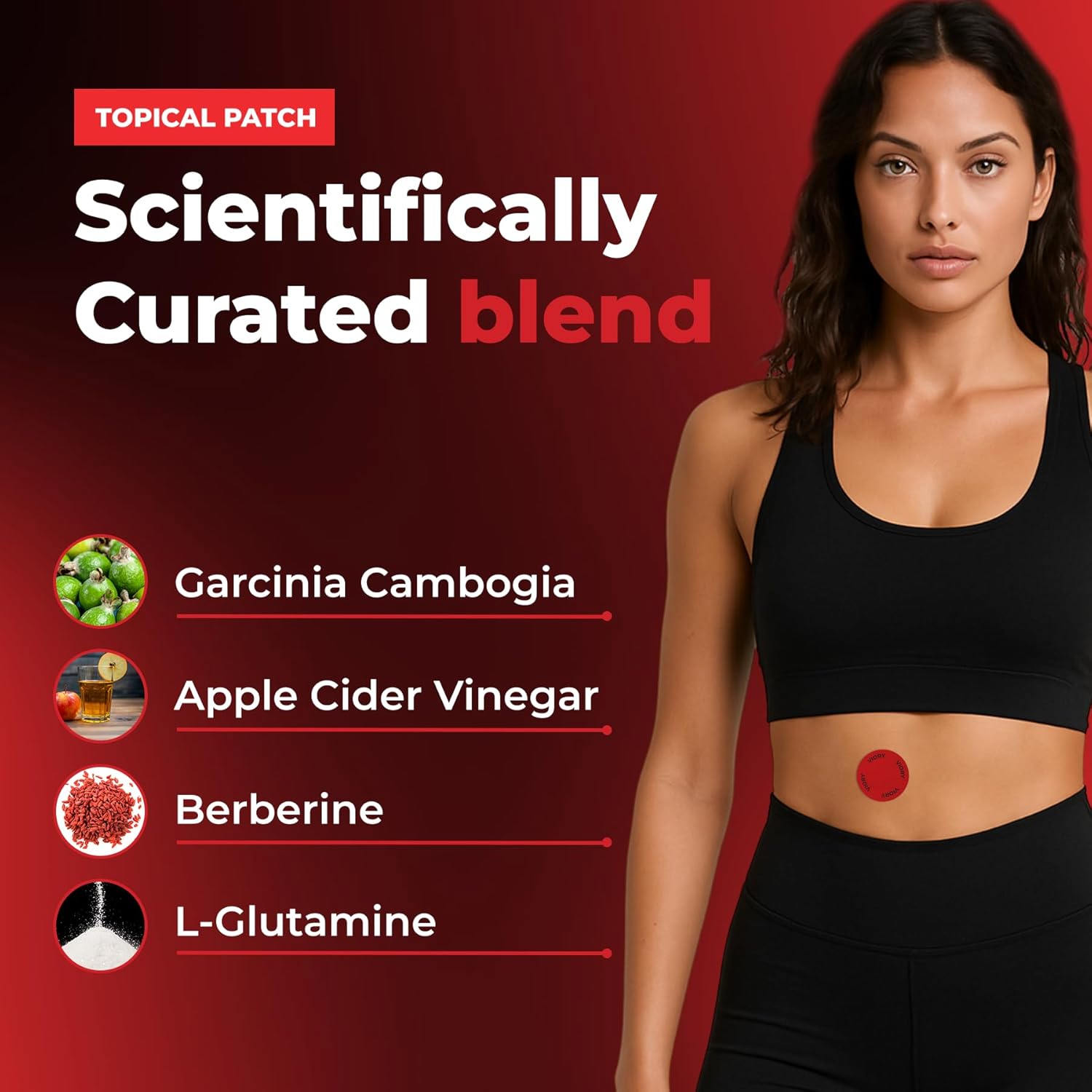 VIORY GLP-1 Patches for Women & Men | GLP1 Patch with Berberine, L-Glutamine, Garcinia Cambogia, Resveratrol | 60 Days Supply - Image 3