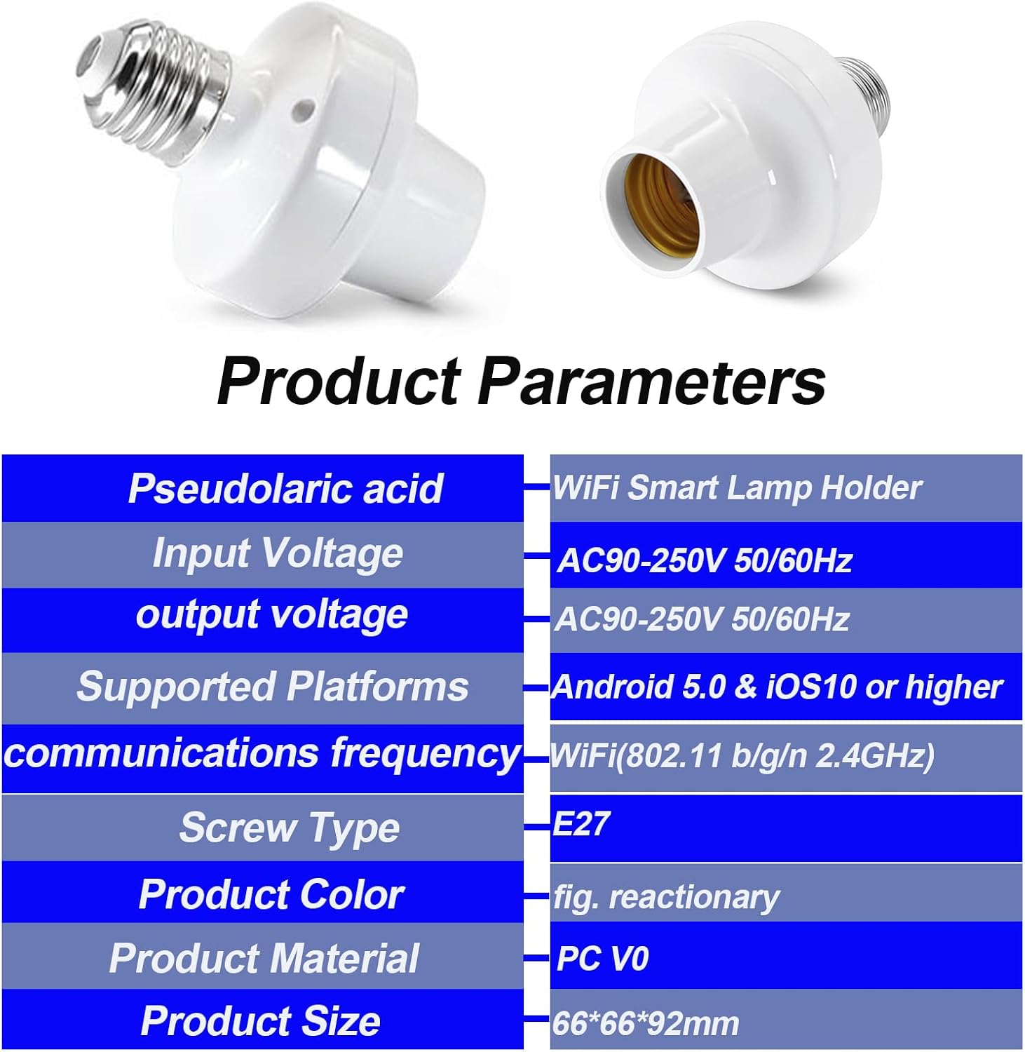 Smart WiFi Bulb Socket, Alexa Smart Light Bulbs, Light Bulb Socket Adapter, eWeLink APP Remote Timer and Group Control, Voice Control with Alexa and Google(2 Pack) - Image 5