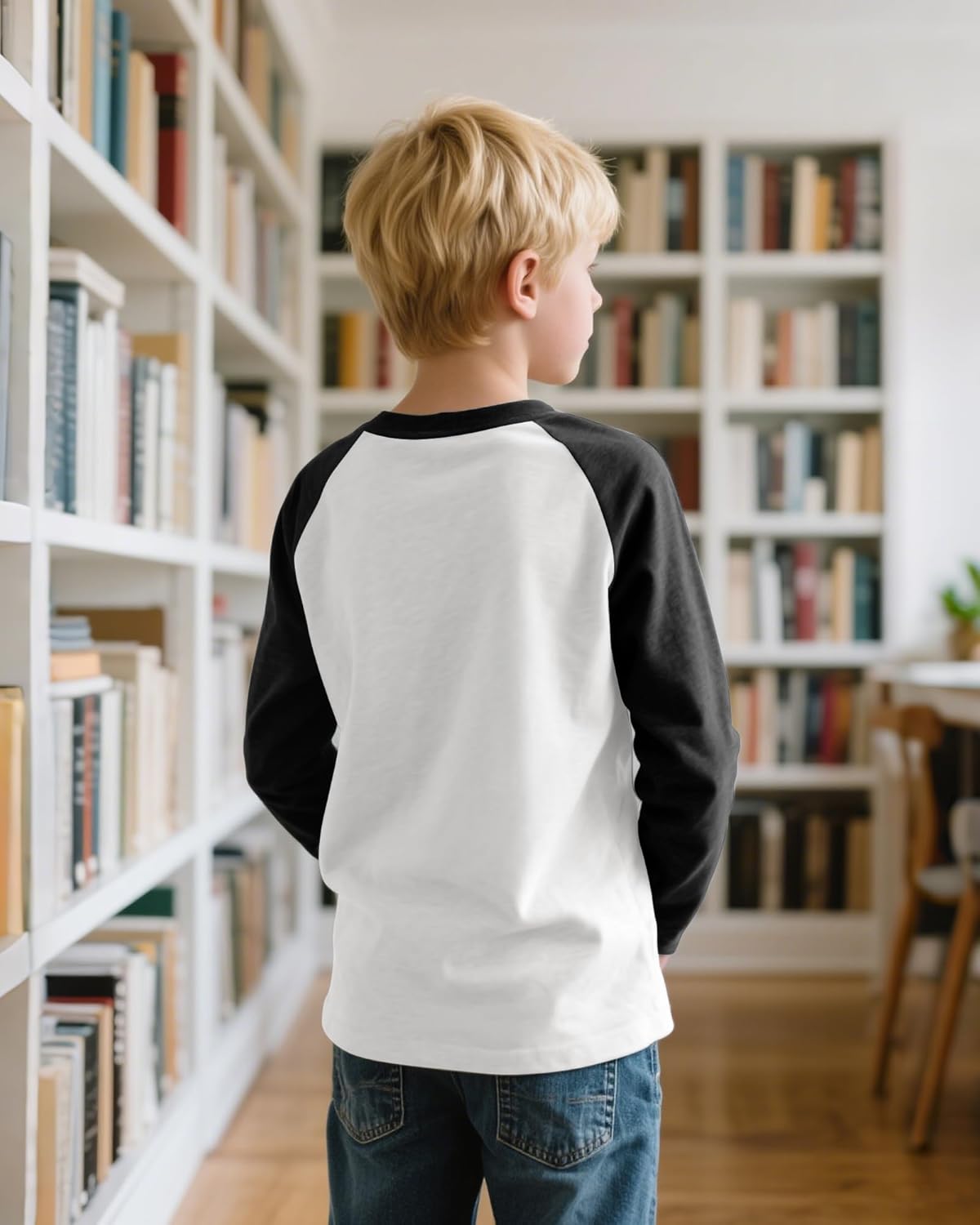 Toddler Boys Long Sleeve Shirts Crewneck Kids T-Shirts Graphic Casual Tops for 3-8 Years - Image 3