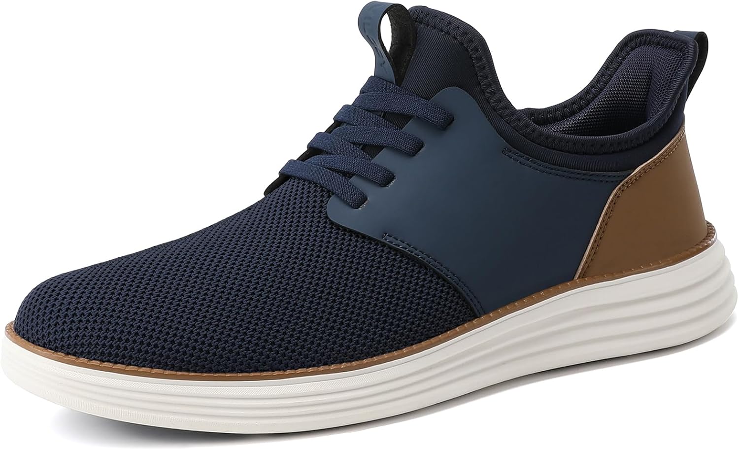 VILOCY Mens Slip On Casual Dress Shoes Hands Free Fashion Sneakers Mesh Tennis Walking Work Shoes Comfortable Breathable Lightweight Non Slip - Image 3