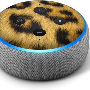 Cheetah Print – Vinyl Decal Skin Compatible with Amazon Echo Dot 3rd Generation Alexa – Decorations for Your Smart Home Speakers, Great Accessories Gift for mom, dad, Birthday, Kids