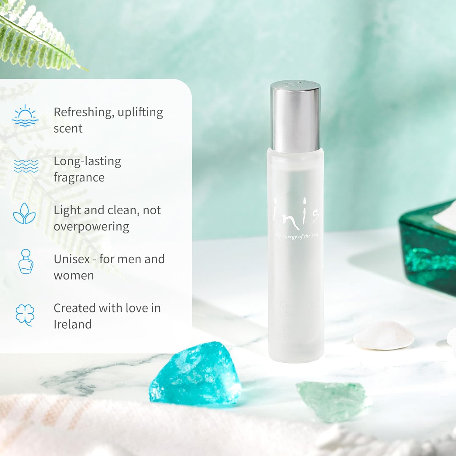 Inis the Energy of the Sea Cologne Spray - Travel Size Perfume for Women and Men - Clean, Fresh, Ocean Cologne - 0.5 Fl Oz - Image 4