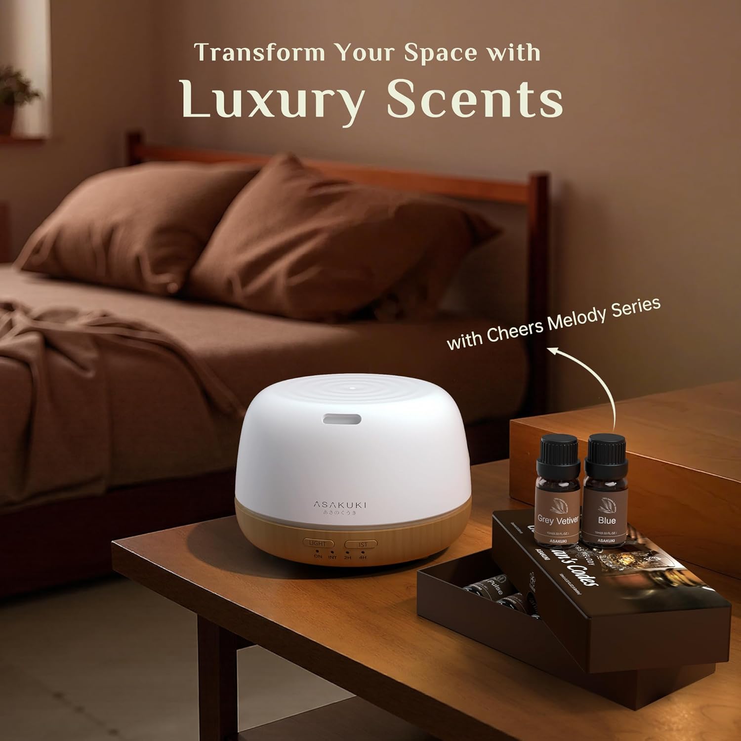 ASAKUKI Men Essential Oils Set for Diffuser, Valentine's Day Gift for Men– 6×10ml Cologne-Inspired Unisex Fragrance Oils for Diffusers – Elegant, Clean, and Confident Scents - Image 7