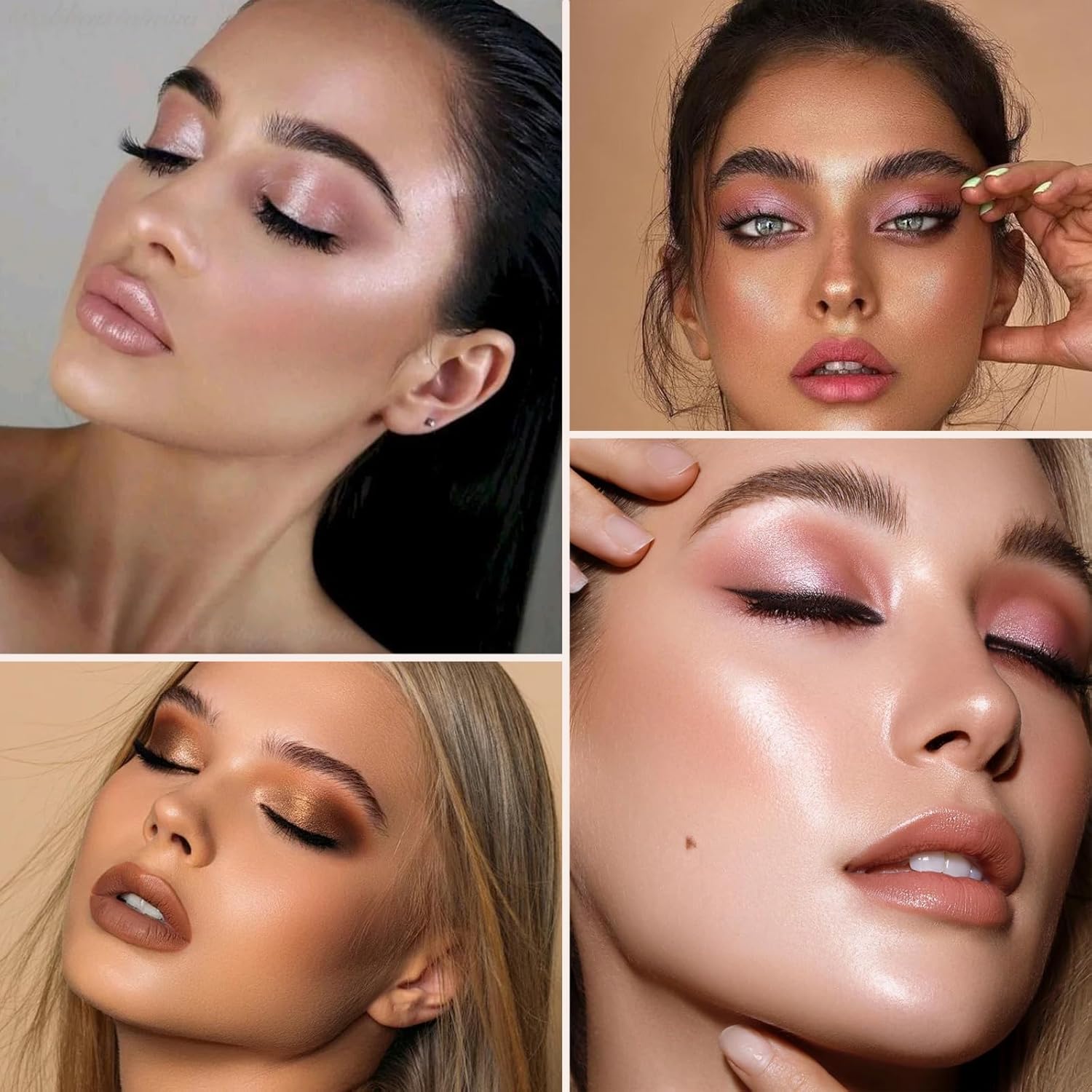 K'APEINE Brown Eyeshadow Palette, 23Colors Matte Shimmer Eyeshadow Nude Neutral Makeup Palette Smoky Eye Shadow Pallet with 1 Brush Highly Pigmented Waterproof Makeup Kit for Women Daily, Party - Image 6