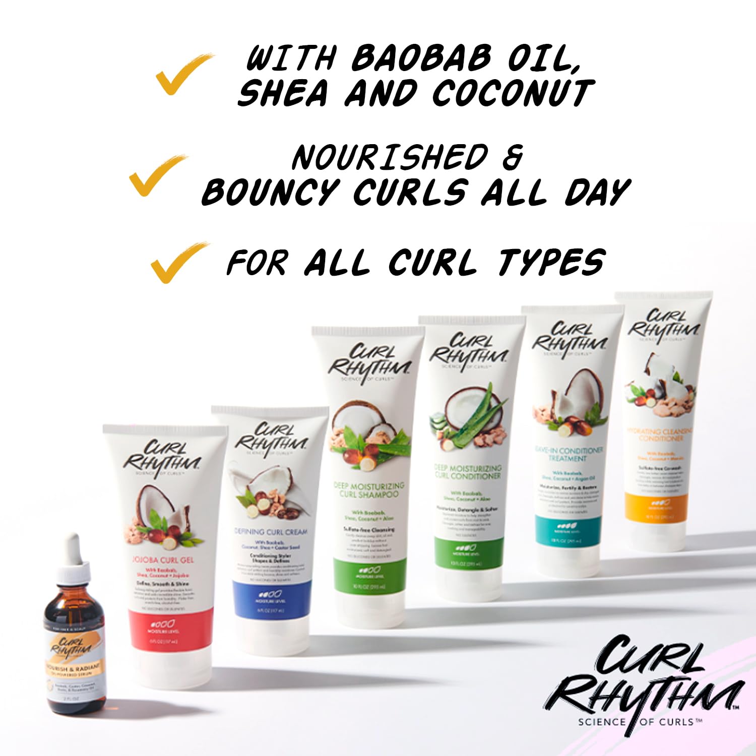 Leave-in Conditioner Treatment - Leave-in Conditioner for Curly Hair - Hair Conditioner with Shea, Coconut, and Argan Oil - 10 oz - Image 4