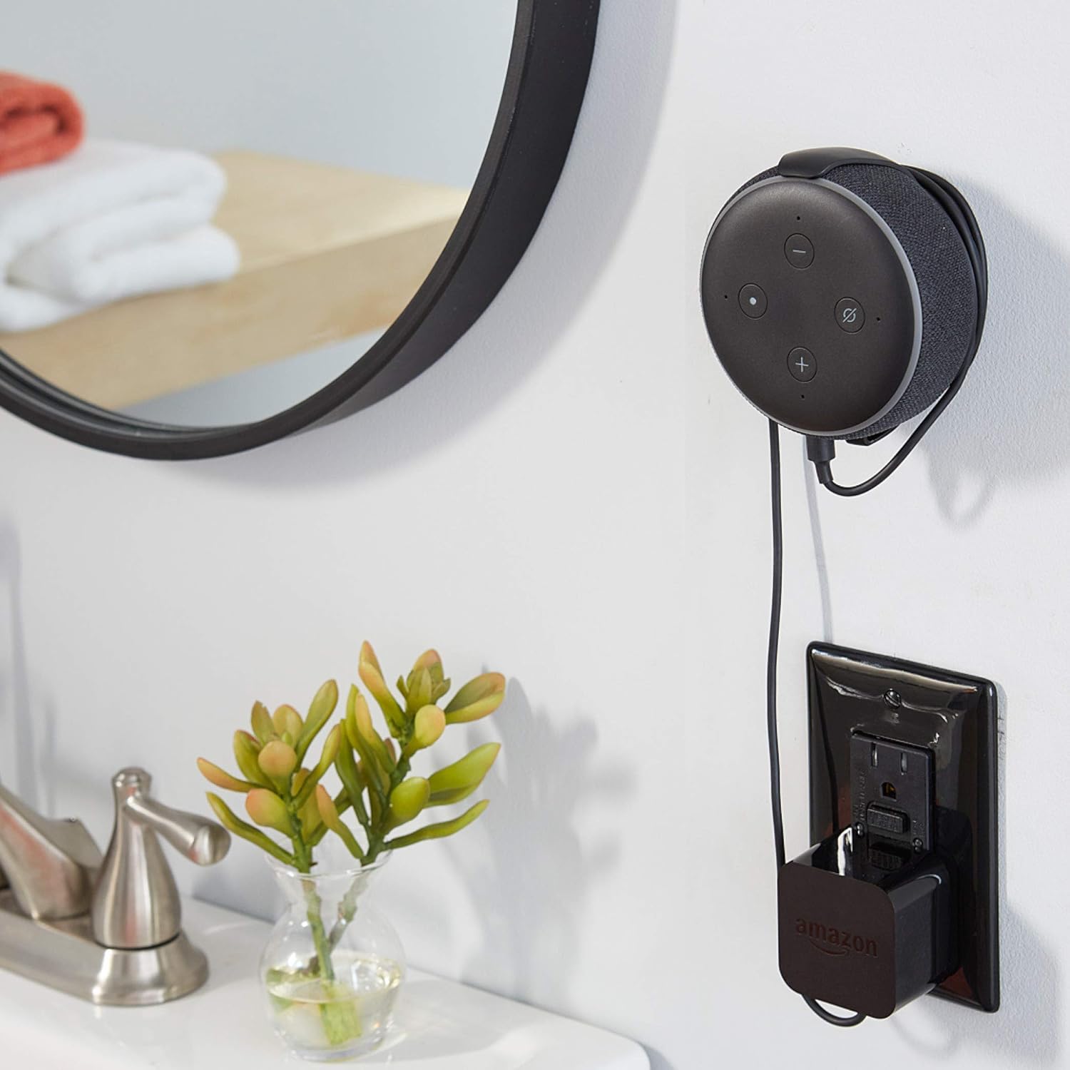 Made for Amazon Mount for Echo Dot (3rd Gen) - White - Image 9