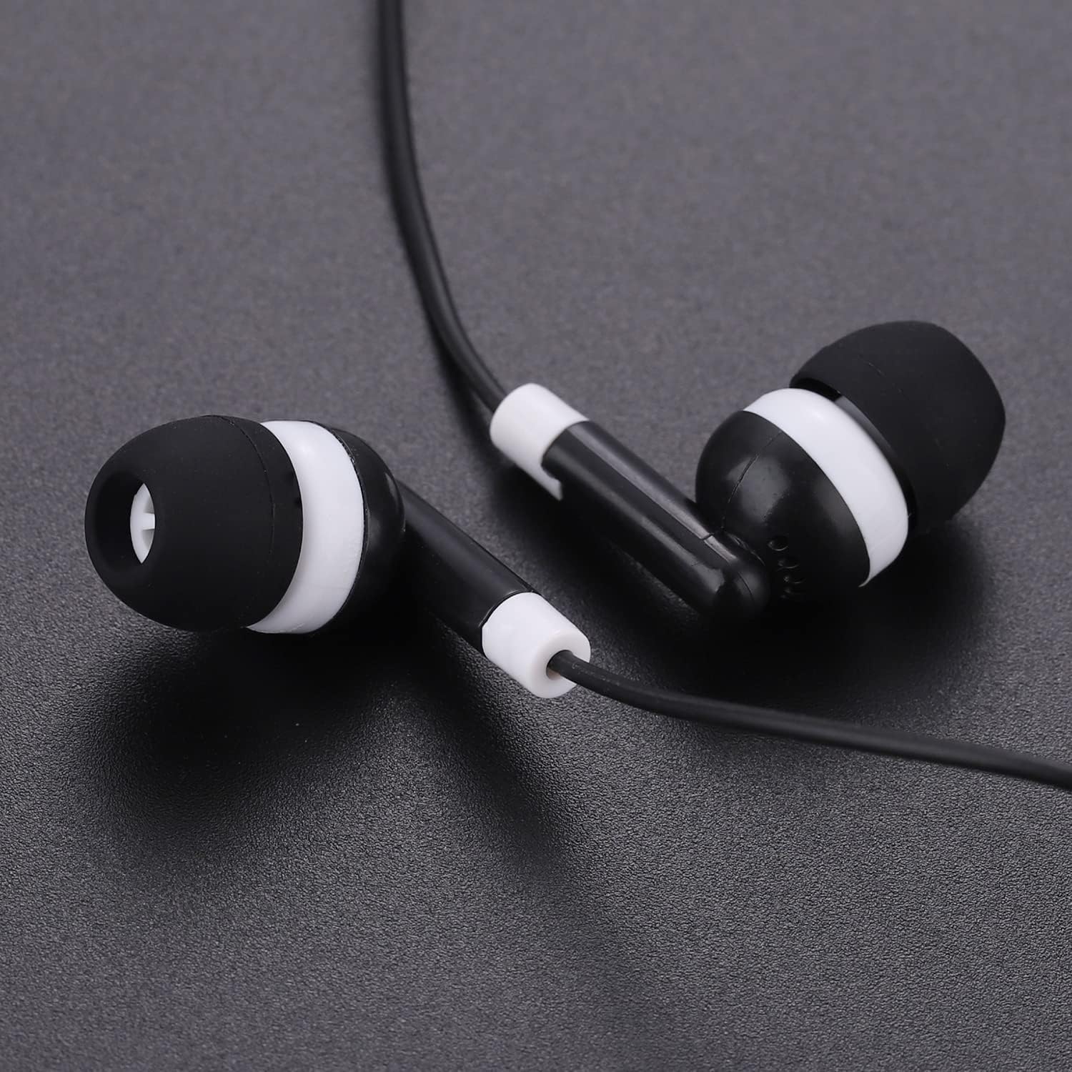 CN-Outlet Wholesale Bulk Earbuds Headphones 50 Pack for iPhone, Android, MP3 Player - Black - Image 3