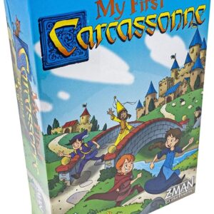 Asmodee My First Carcassonne Board Game – Medieval Strategy Game with Colorful Tile Placement, Family Fun for Kids & Adults, Ages 4+, 2-4 Players, 30 Minute Playtime