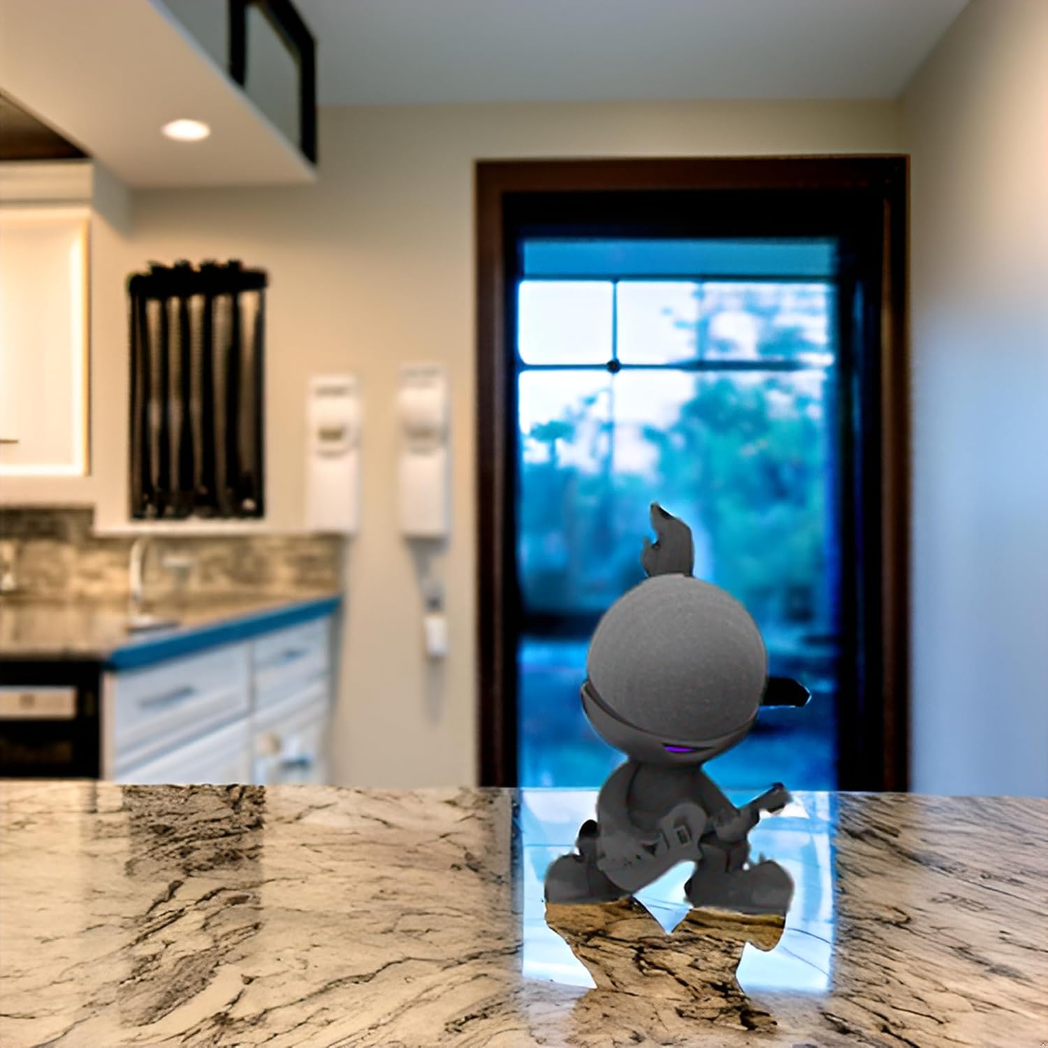 Splin Table Stand Holder Compatible with Amazon Alexa Smart Speaker Echo Dot (4th and 5th gen.) and Apple HomePod Mini, Star Boy - Image 8