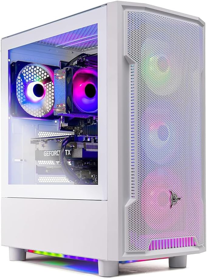 Skytech Archangel Gaming PC, Intel i5 14400F 2.5 GHz (4.7GHz Turbo Boost), NVIDIA RTX 4060 8GB GDDR6, 2TB SSD, 32GB DDR5 RAM 5600 RGB, 650W Gold PSU, Wi-Fi, Win 11 Home - Image 9