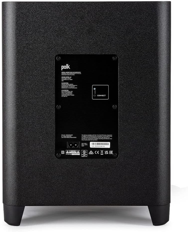 Polk Audio MagniFi Max AX SR 7.1.2 Channel Sound Bar with Wireless 10" Subwoofer & SR2 Surround Speakers for Smart TV, Dolby Atmos and DTS:X, Polk's Patented VoiceAdjust & SDA Technologies, Black - Image 6