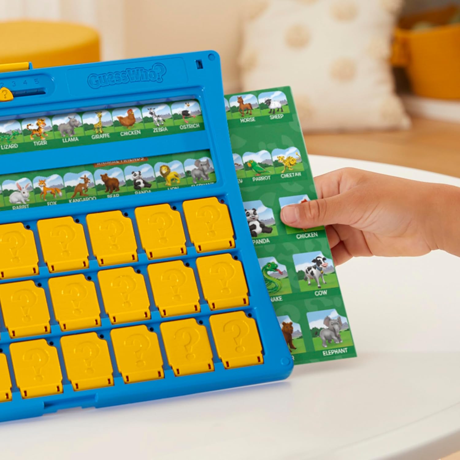 Hasbro Gaming Guess Who? Animal Friends Game | 2 Double-Sided Animal Sheets | 2-Player Board Games for Kids | Back to School Gifts | Ages 6+ (Amazon Exclusive) - Image 4