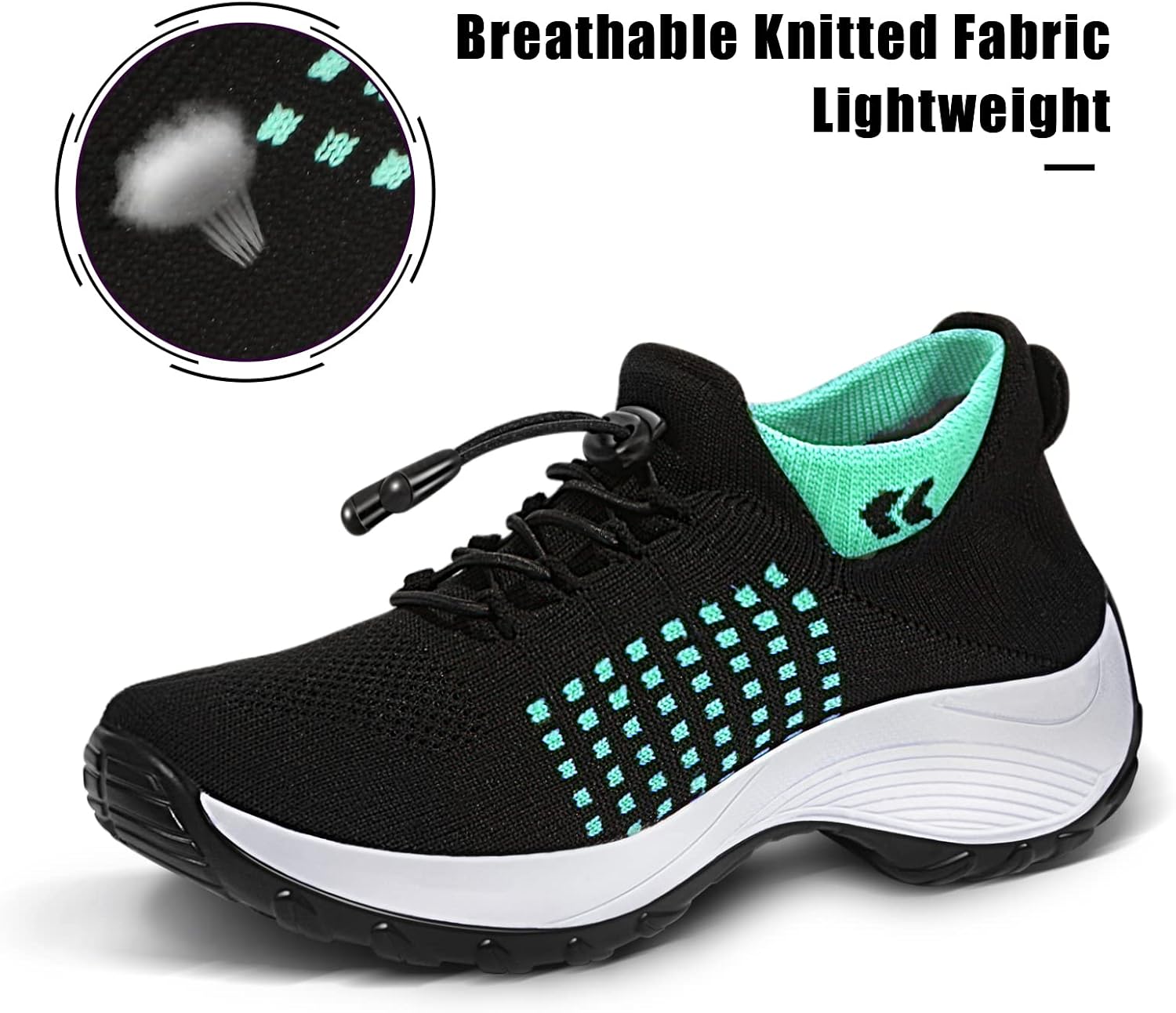 STUNAHOME Orthopedic Sneakers Breathable Women Walking Shoes Slip on Trainers Women's Comfortable Casual Ladies Athletic Shoe Thick Bottom - Image 3