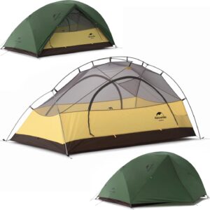 Naturehike Star River 2 Person Backpacking Tent, Lightweight Waterproof 2 Person Camping Tent, Double Layer Two Person Tents for Camping, Hiking, Cycling