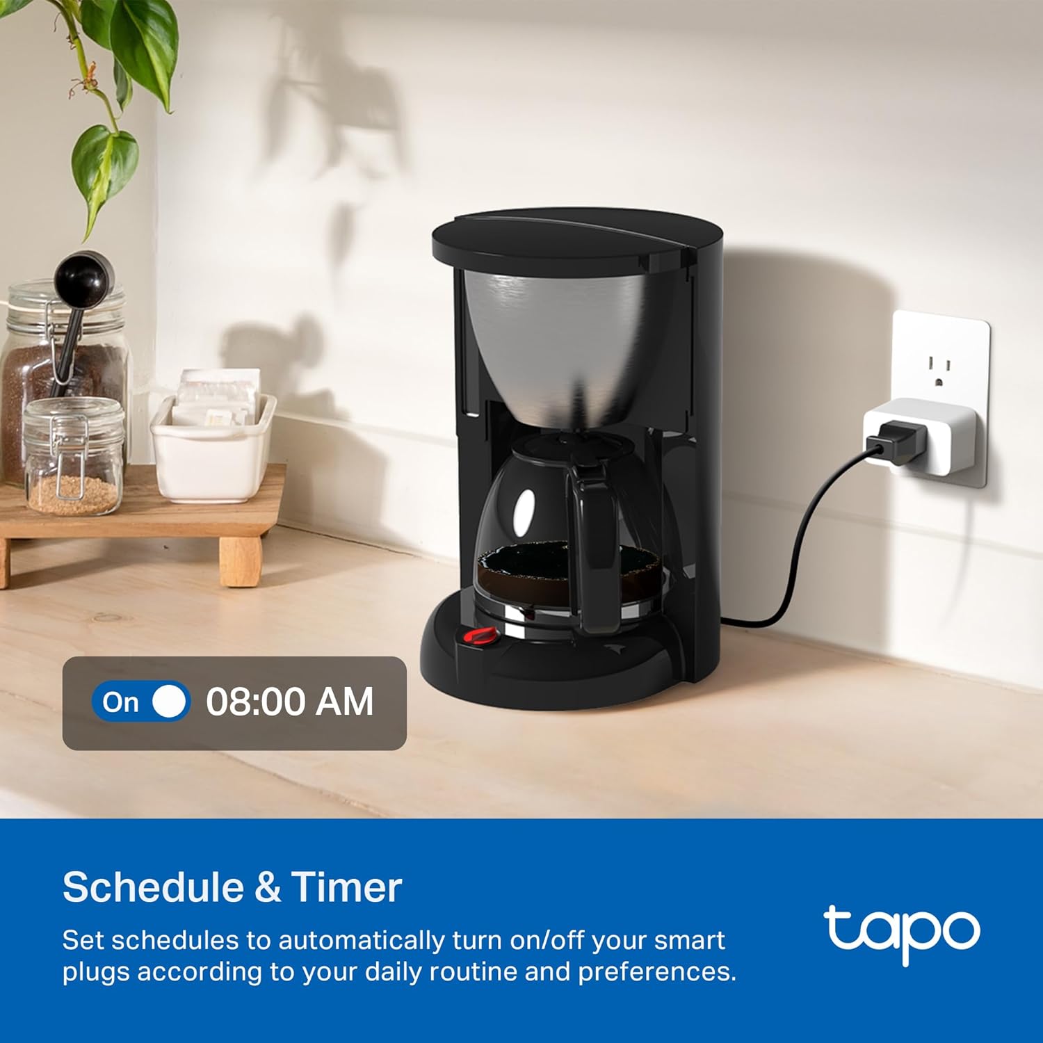 TP-Link Tapo Smart Plug Mini, Matter Compatible, Compatible with Alexa, Google Home & Samsung SmartThings, Energy Monitoring, 15A, UL Certified, 2.4G Wi-Fi Only, Tapo P110M(2-Pack) - Image 9