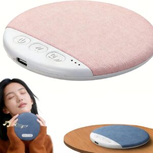 Sleep Pillow Speaker 2026, Upgraded Bluetooth Pillow Speaker with White Noise Timer Wireless Sleep Aid with Stereo Bass Private Sleep Headphones for Adult and Kids (Pink)