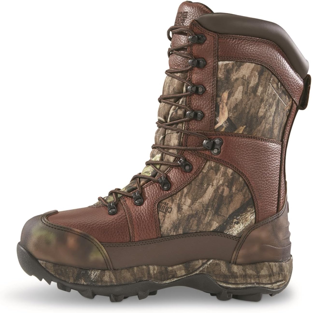 Guide Gear Leather Hunting Boots for Men Monolithic Extreme Waterproof Insulated, 2,400-gram Thinsulate Ultra - Image 4