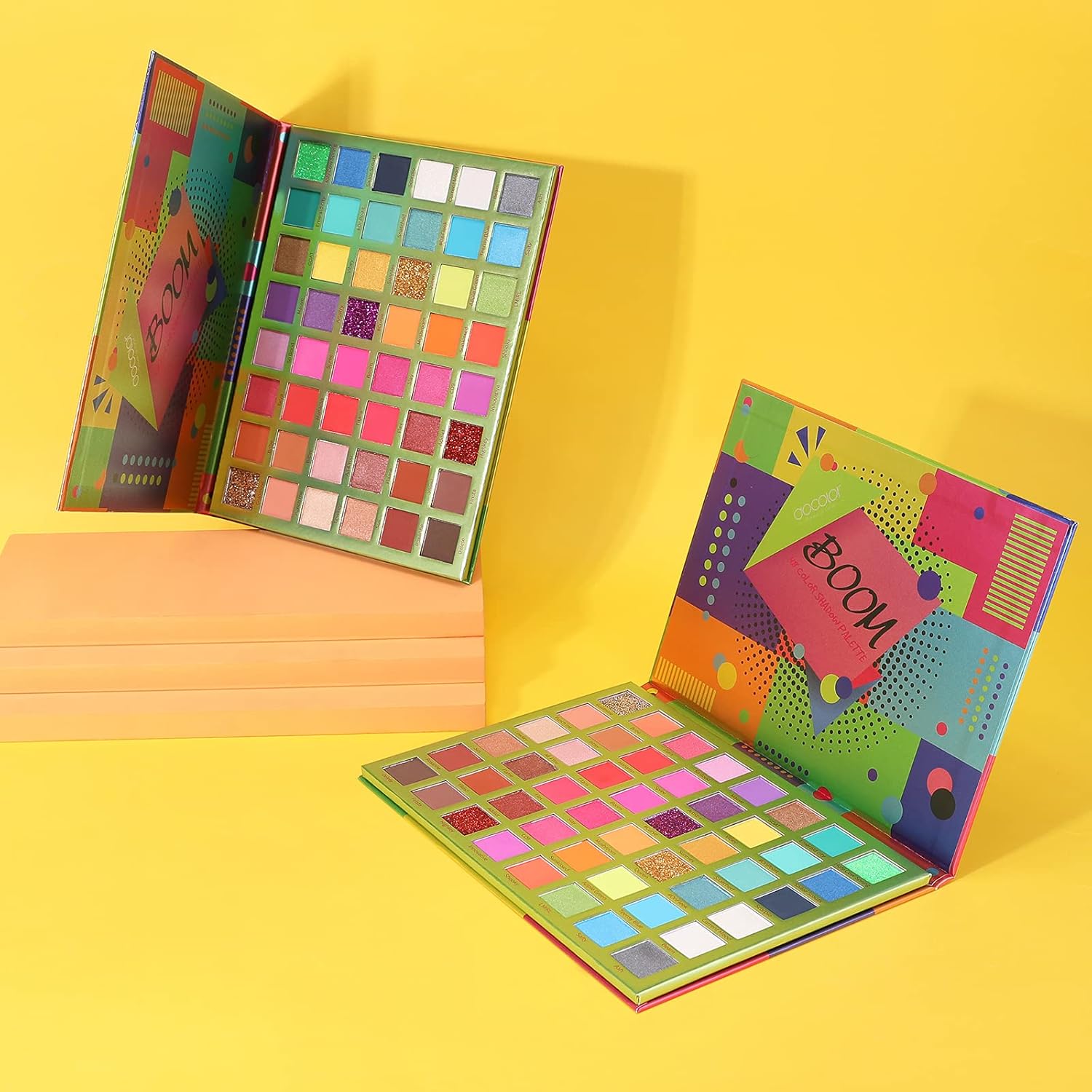 docolor Eyeshadow Palette 48Colors Boom Eye Shadow Palette Highly Pigmented Mattes Glitter Shimmers Neutral Smokey Cream Powder Blendable Long Lasting Waterproof Colorful Professional Makeup Palette - Image 8