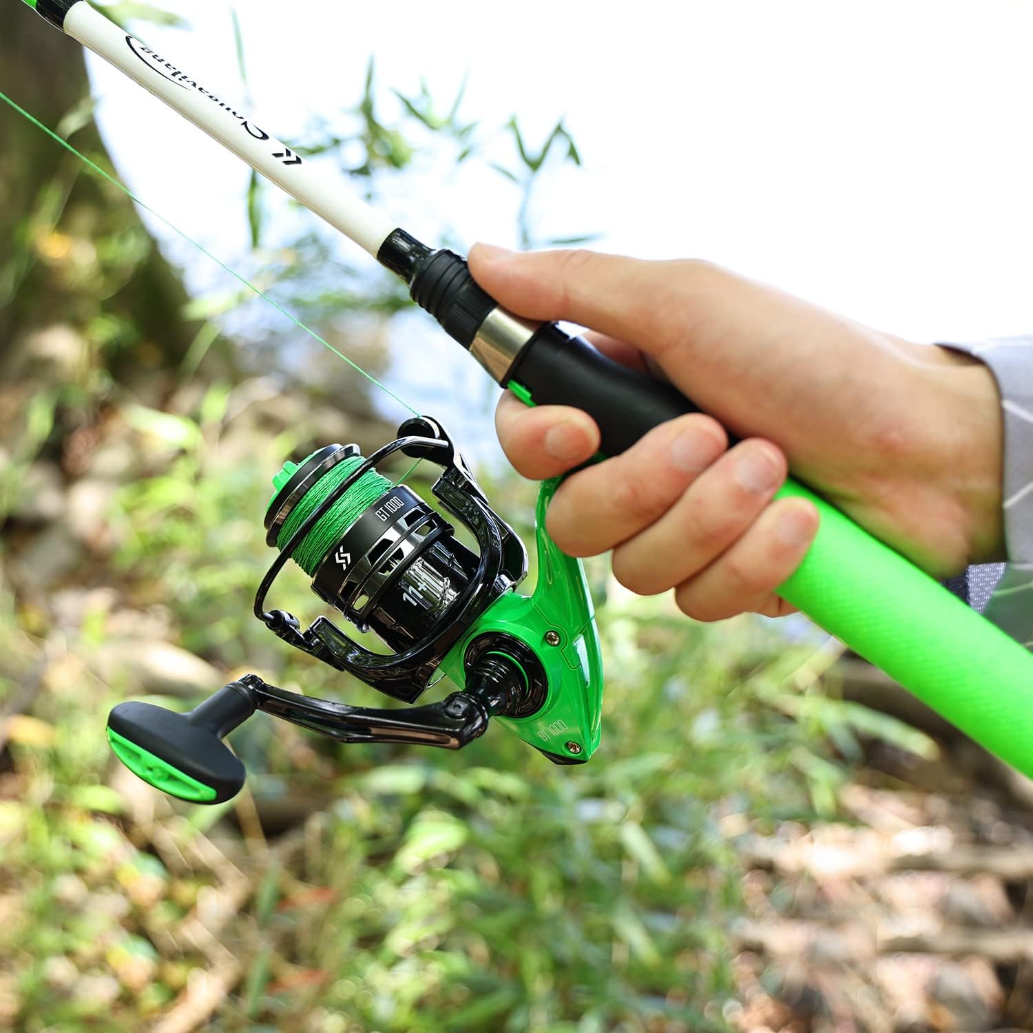 Sougayilang Fishing Rod and Reel Combo, Medium Fishing Pole with Spinning Reel Combo, 2-Piece Fishing Combo - Image 7