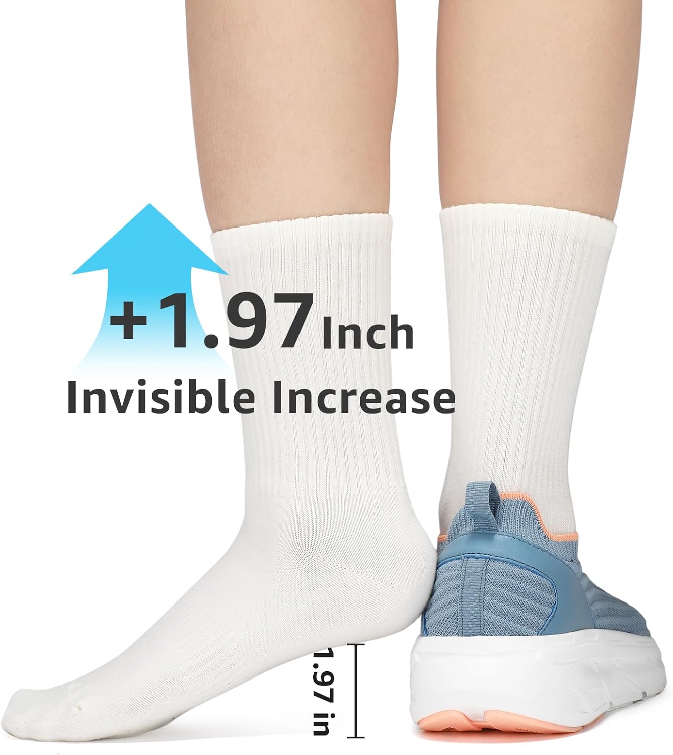 STQ Slip on Walking Shoes Womens Comfortable Tennis Breathable Athletic Gym Workout Slip on Sneakers for Plantar Fasciitis - Image 4