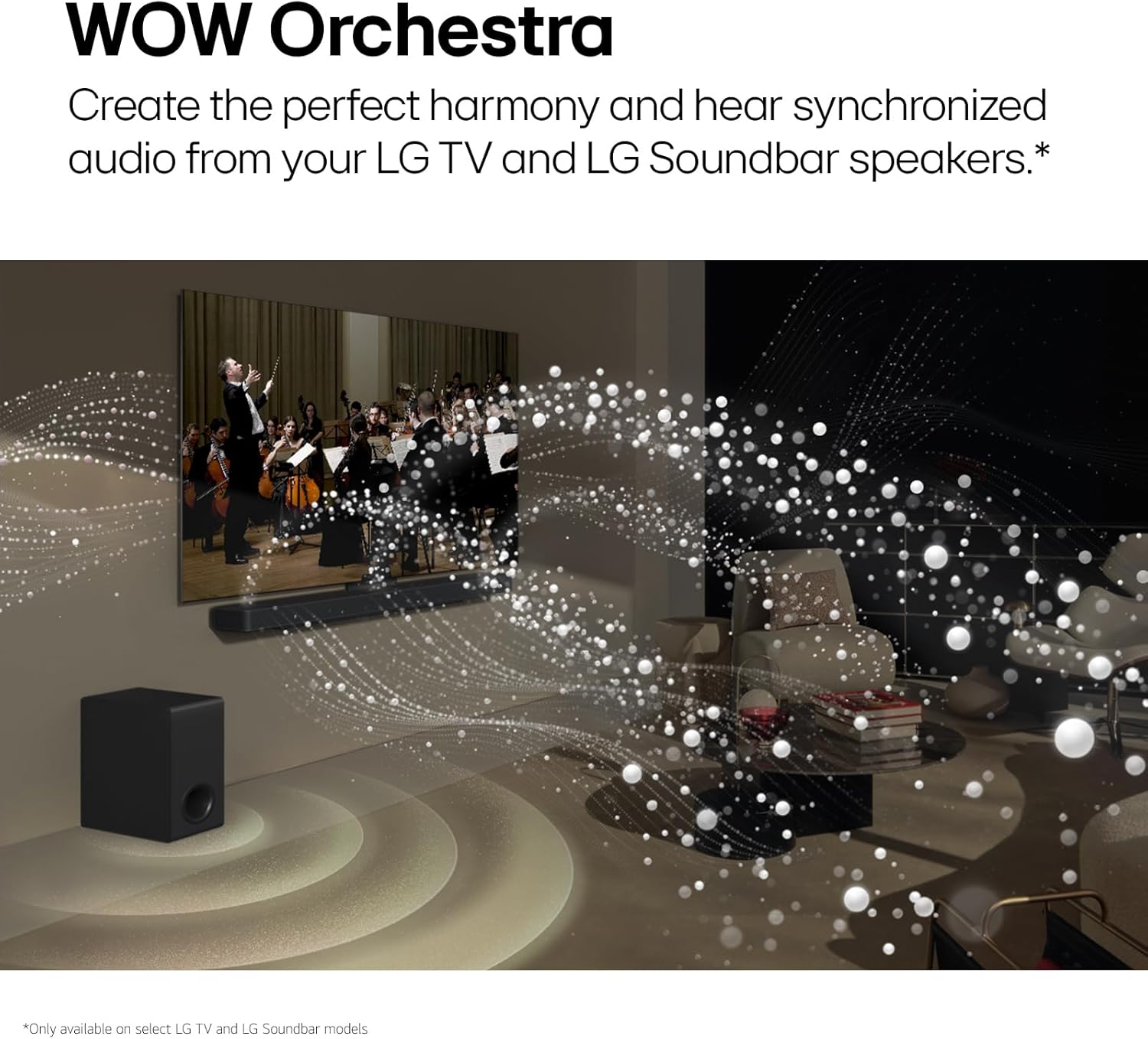 LG S80TR 5.1.3 ch. OLED evo TV Matching Home Theater Soundbar with Rear Surround Speakers and Wireless Subwoofer, Wow Orchestra, Dolby Atmos, WOWCAST Built-in (2024 Model) - Image 10