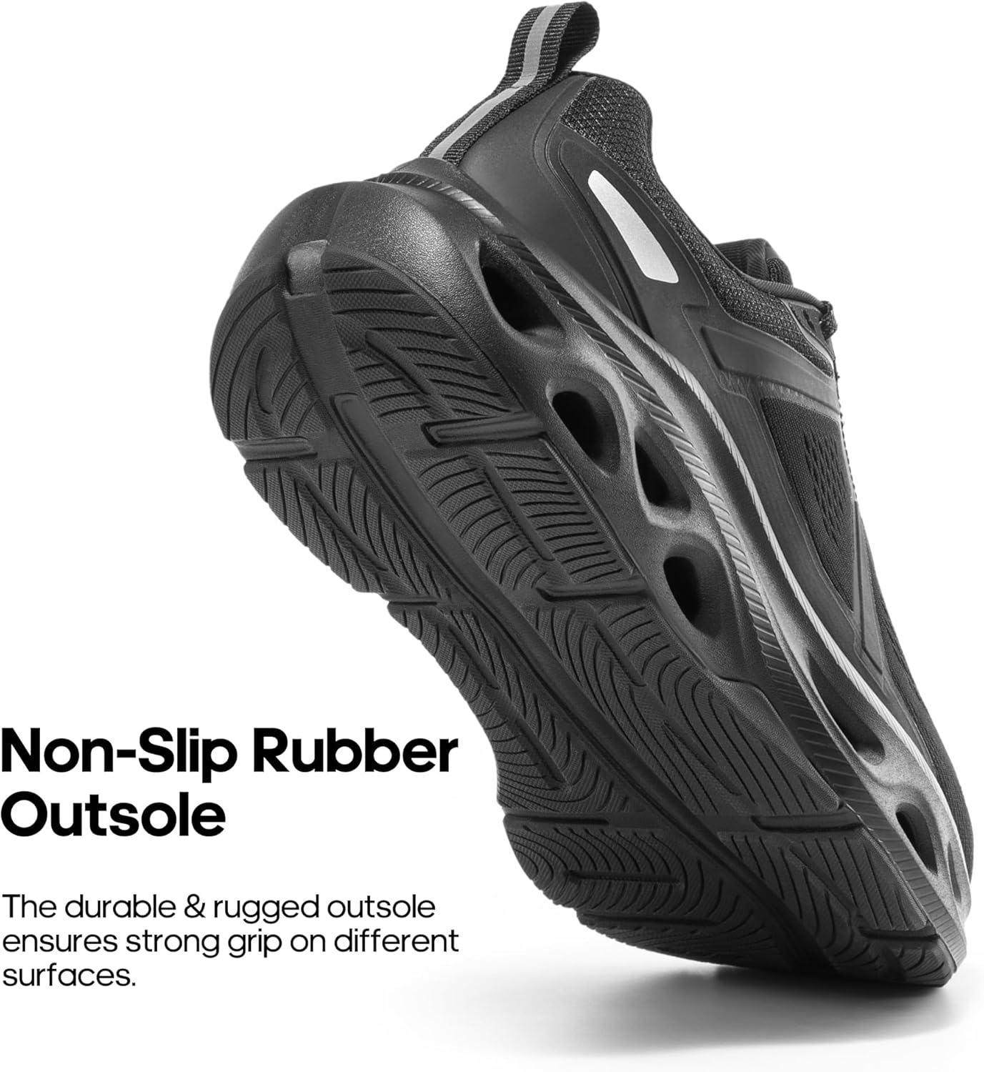 NORTIV 8 Men's Comfortable Walking Shoes MovePropel Athletic Breathable Gym Workout Tennis Jogging Cross Training Non Slip Fashion Running Sneakers - Image 4