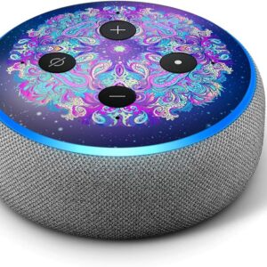 Scared Eye – Vinyl Decal Skin Compatible with Amazon Echo Dot 3rd Generation Alexa – Decorations for Your Smart Home Speakers, great accessories gift for mom, dad, birthday, kids