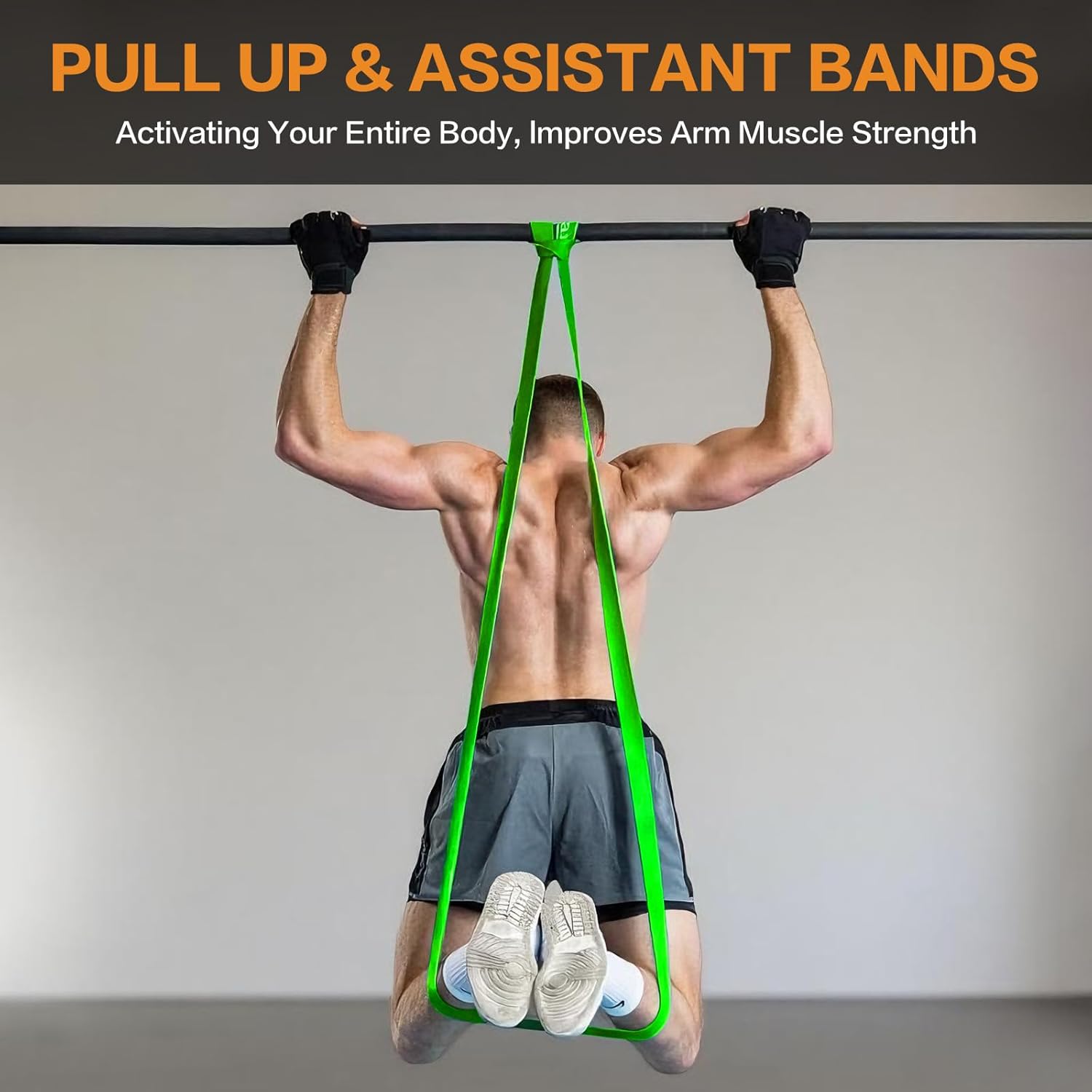 Resistance Bands, Pull Up Bands, Pull Up Assistance Bands Set for Men & Women, Exercise Workout Bands for Working Out, Body Stretching, Physical Therapy, Muscle Training - Image 4