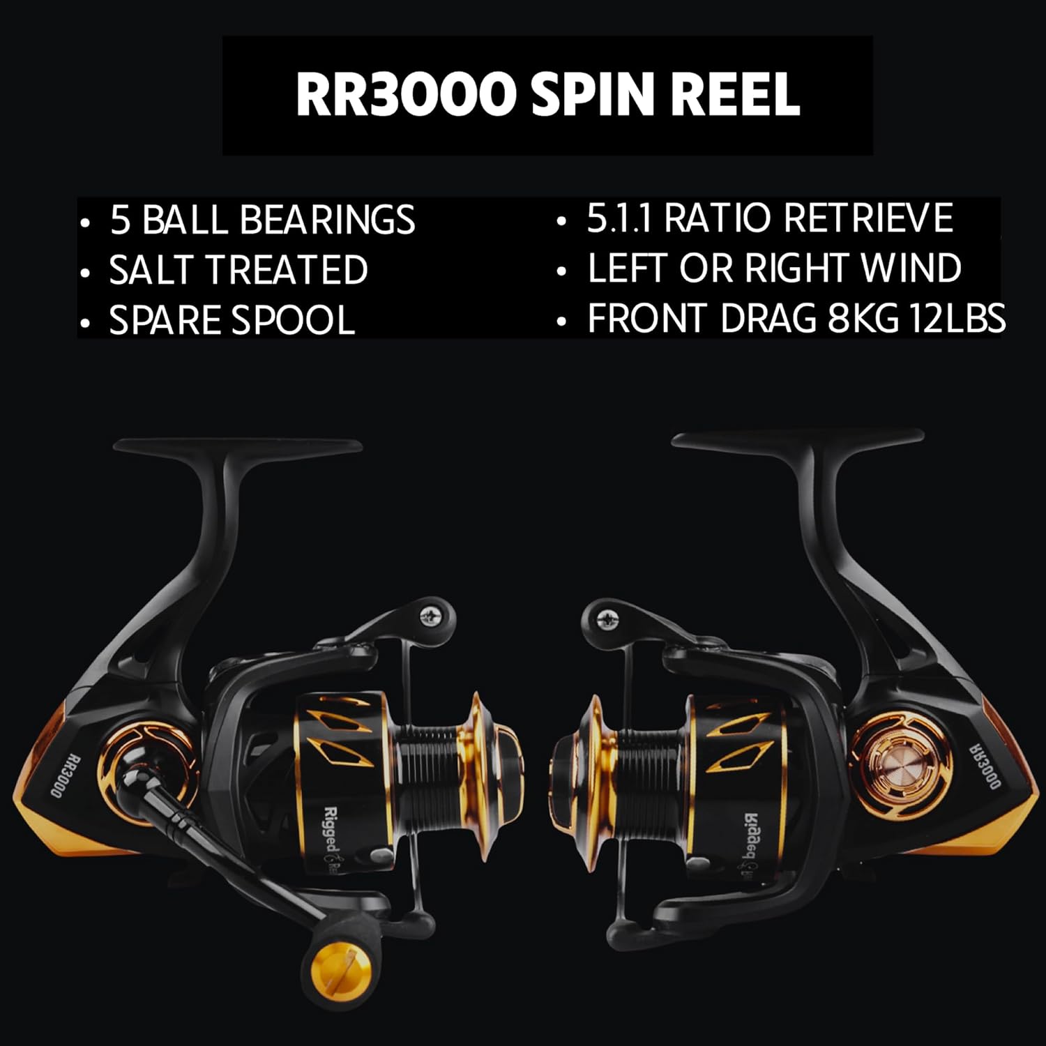 Rigged and Ready Smuggler Series™ Travel Fishing Rods. Super Compact, 1 Spinning Rod and Reel Combo, 4 Spin, 1 Casting Rod + Cases. 2, 3 or 4 Tips. Spin and General Freshwater - Saltwater Fishing - Image 3