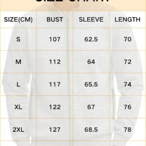 Men’s Zipper Cardigan – Warm Casual Sweatshirt Autumn Winter Wear for Vacations Everyday Life