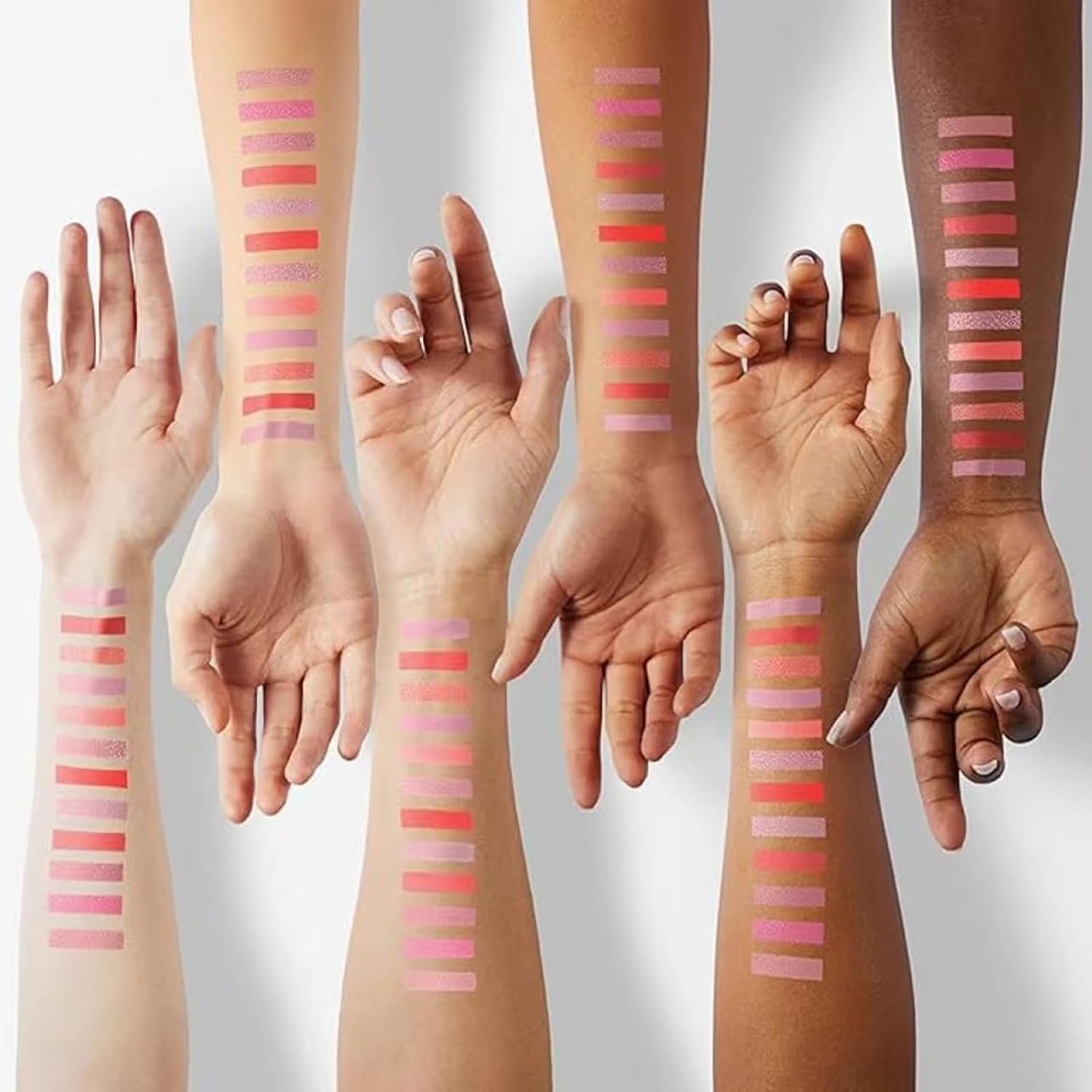 K'APEINE Red Eyeshadow Palette, Matte Glitter Metallic Eye Shadow Palette 16 Colors Pigmented Pink Eye Makeup Red Goth Eyeshade Kit for Halloween Parties, Joker Vampire Clown Makeup - Image 3