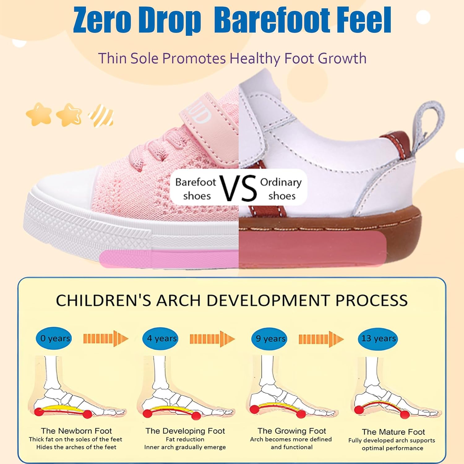 Toddler Boy Girl Shoes Breathable Walking Sneakers Easy Slip on Shoes-1155 - Image 3